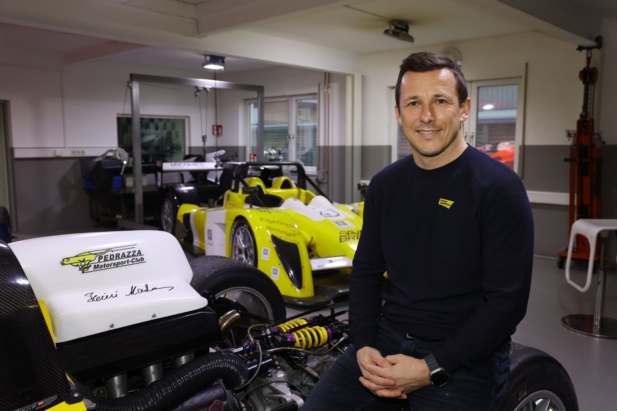 Christian Klien in der Rennabteilung von Pedrazza Racing (Bildergalerie)