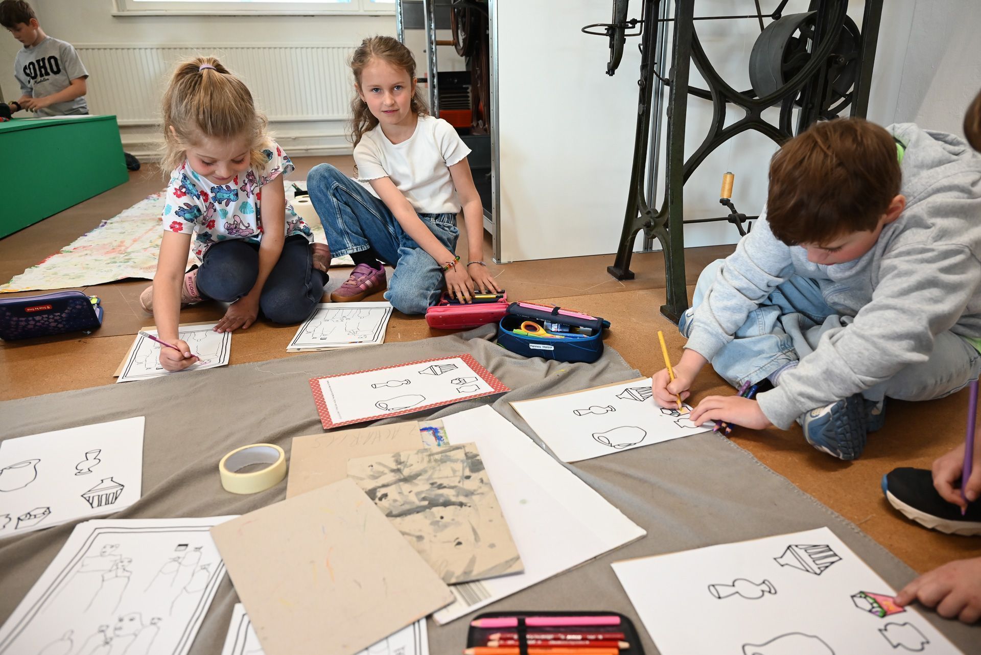 Die Schüler konnten sich kreativ ausleben. 