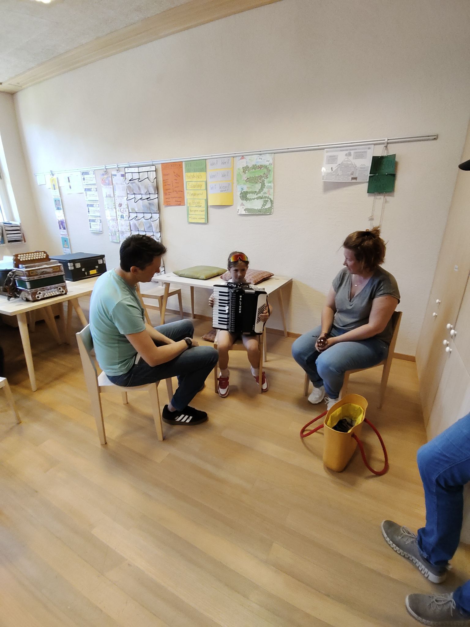 Vom Akkordeon bis zur Zither wurden alle Musikinstrumente ausprobiert.