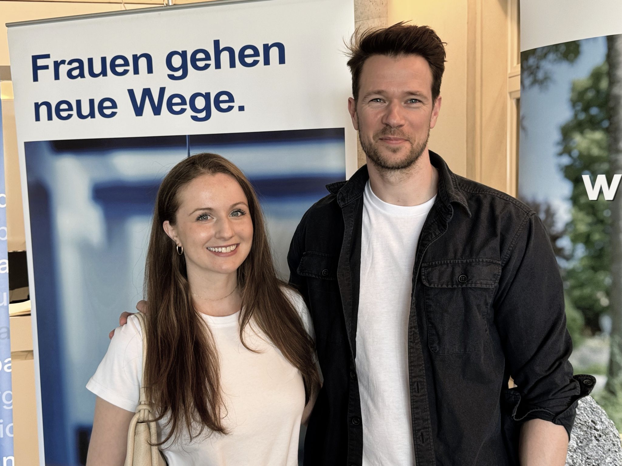 Mirijam Haller (Vorarlberger Nachrichten) mit Andreas Amann-Haller.