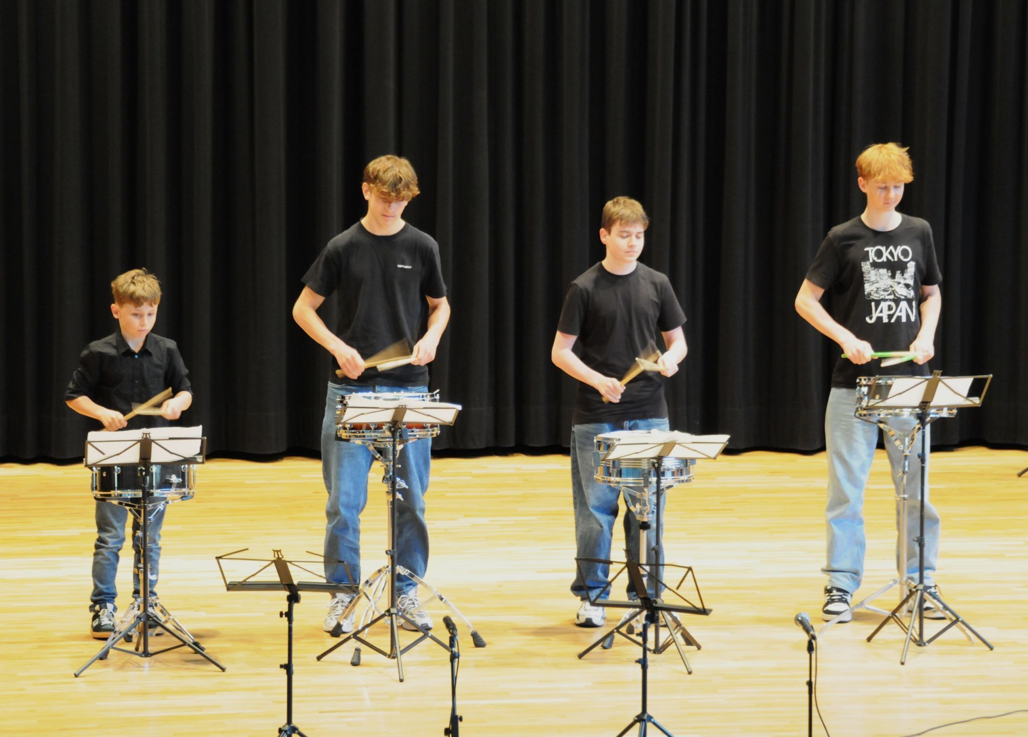 Viel Applaus ernteten die Schüler. 