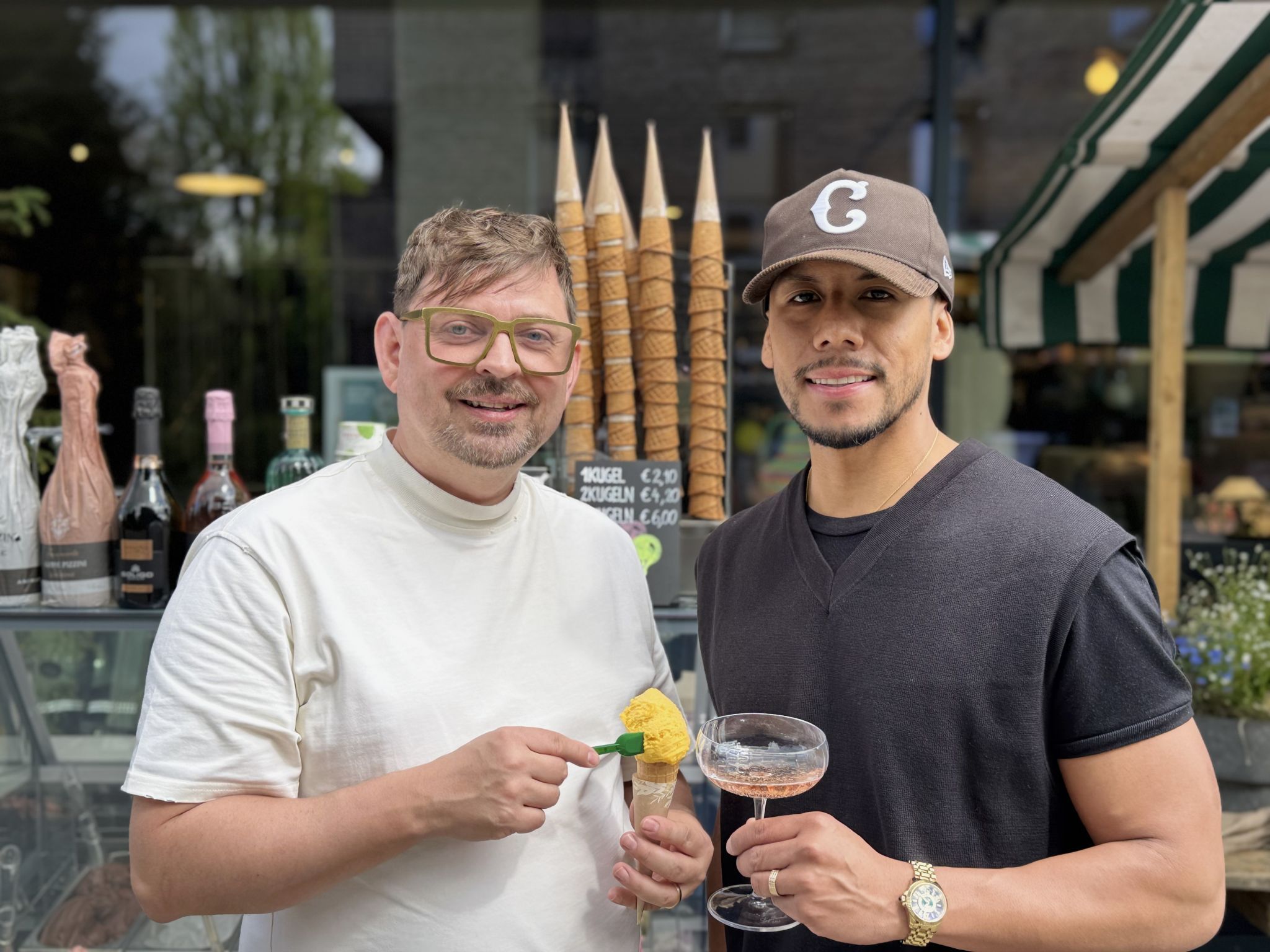 Dieter Sapper und Felix Dias vom il paradiso.