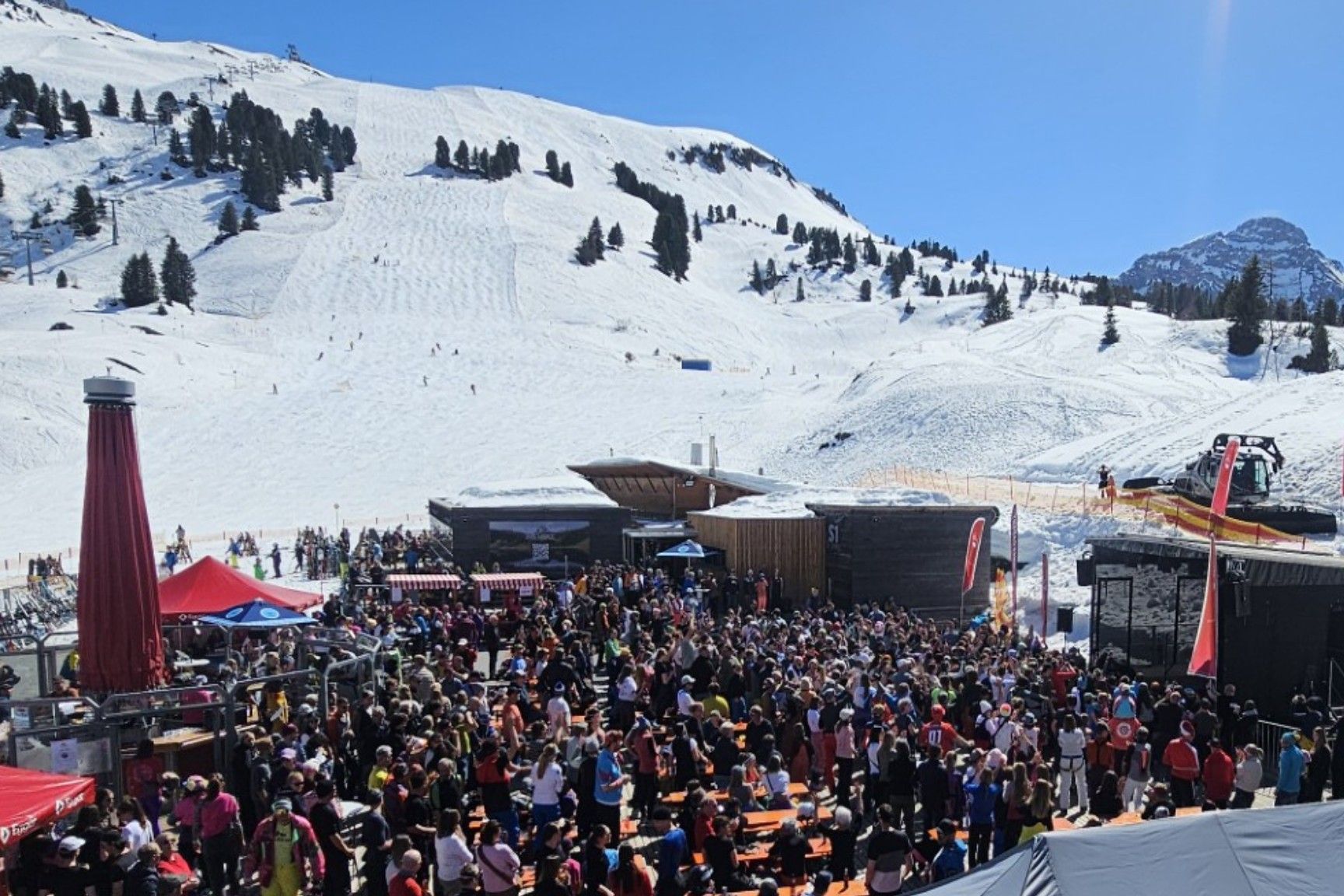 Am letzten Wochenende der Saison gab es am Salober noch einen Party-Besucherrekord.