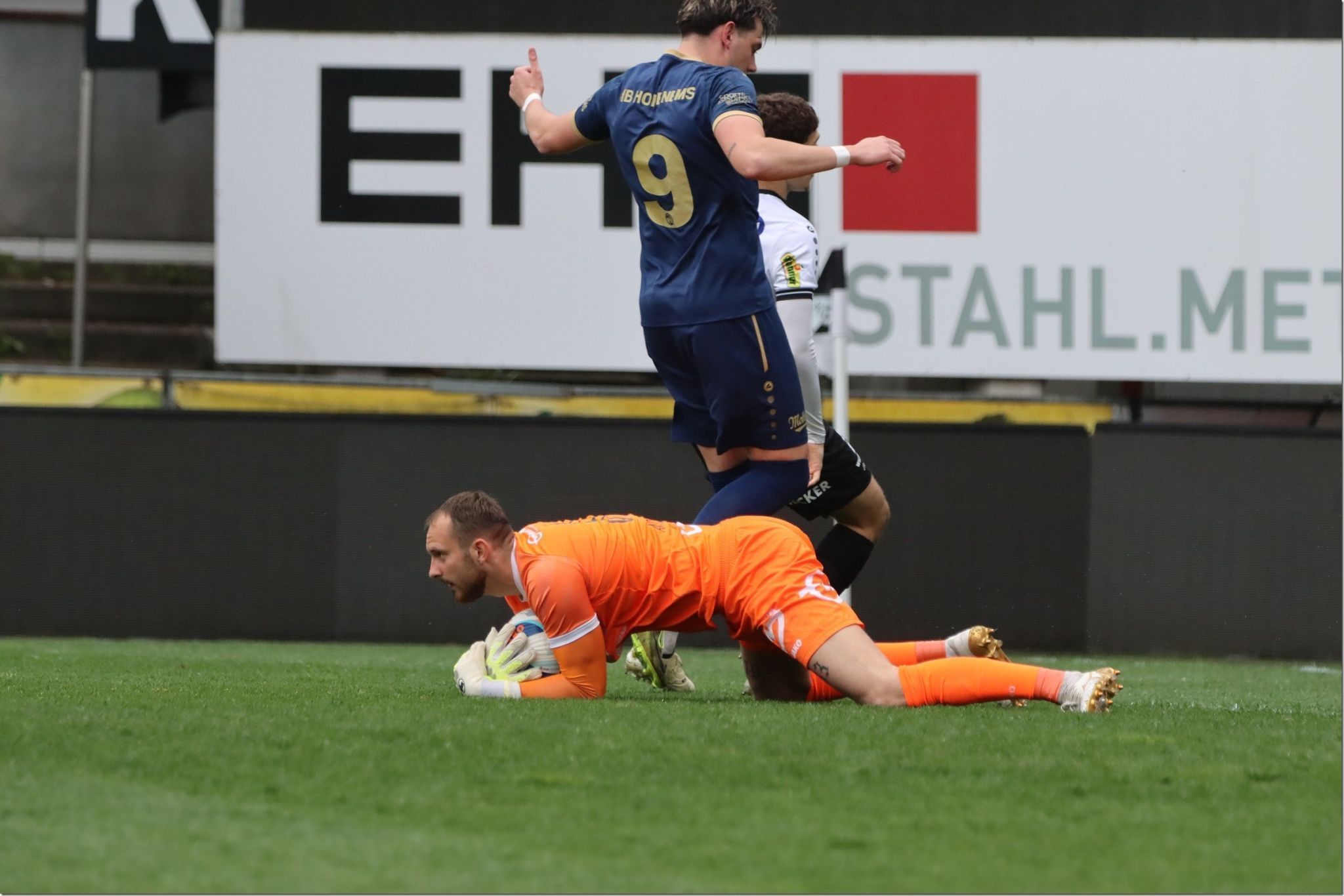Daniel Antosch stand im Altacher Tor. 