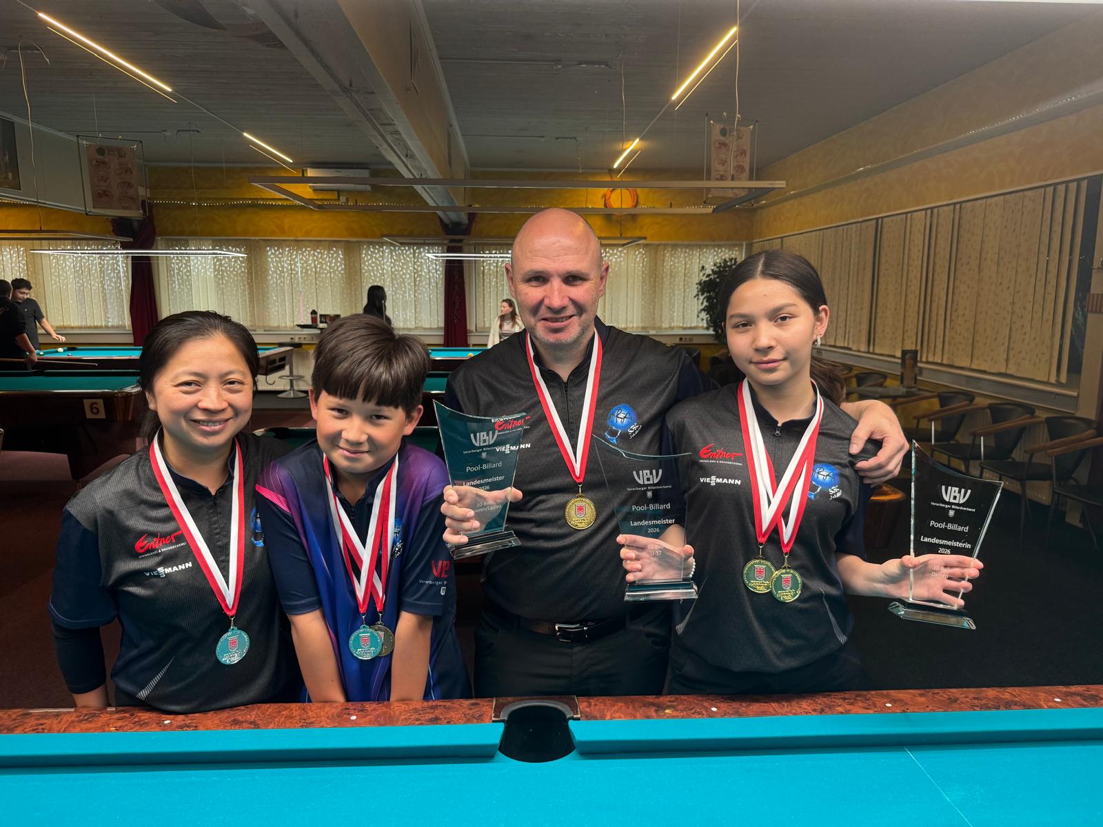 Familie Scherrer war der große Abräumer der heimischen Titelkämpfen.