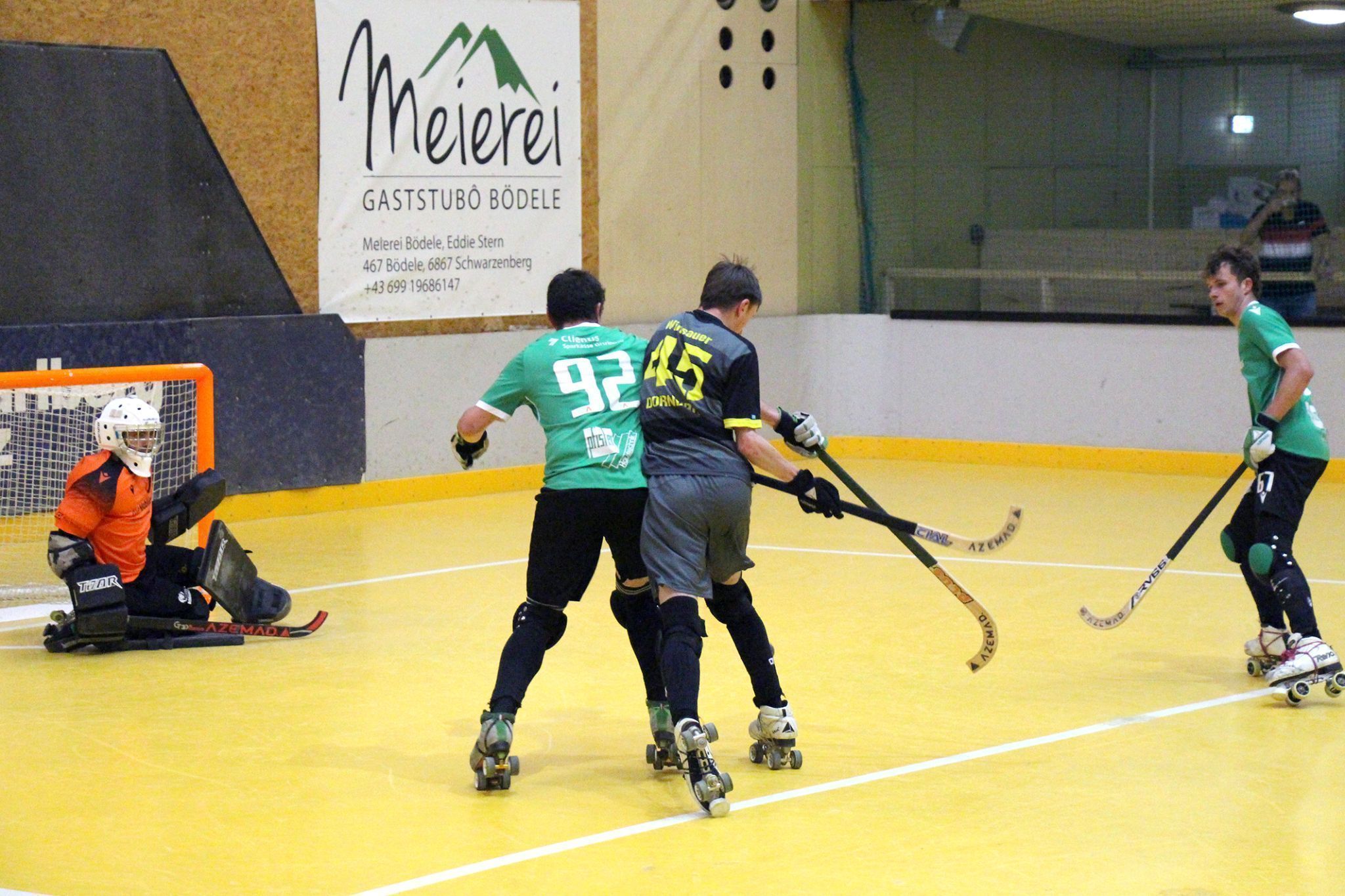 Der RHC Dornbirn kämpfte im Halbfinale um jeden Ball.
