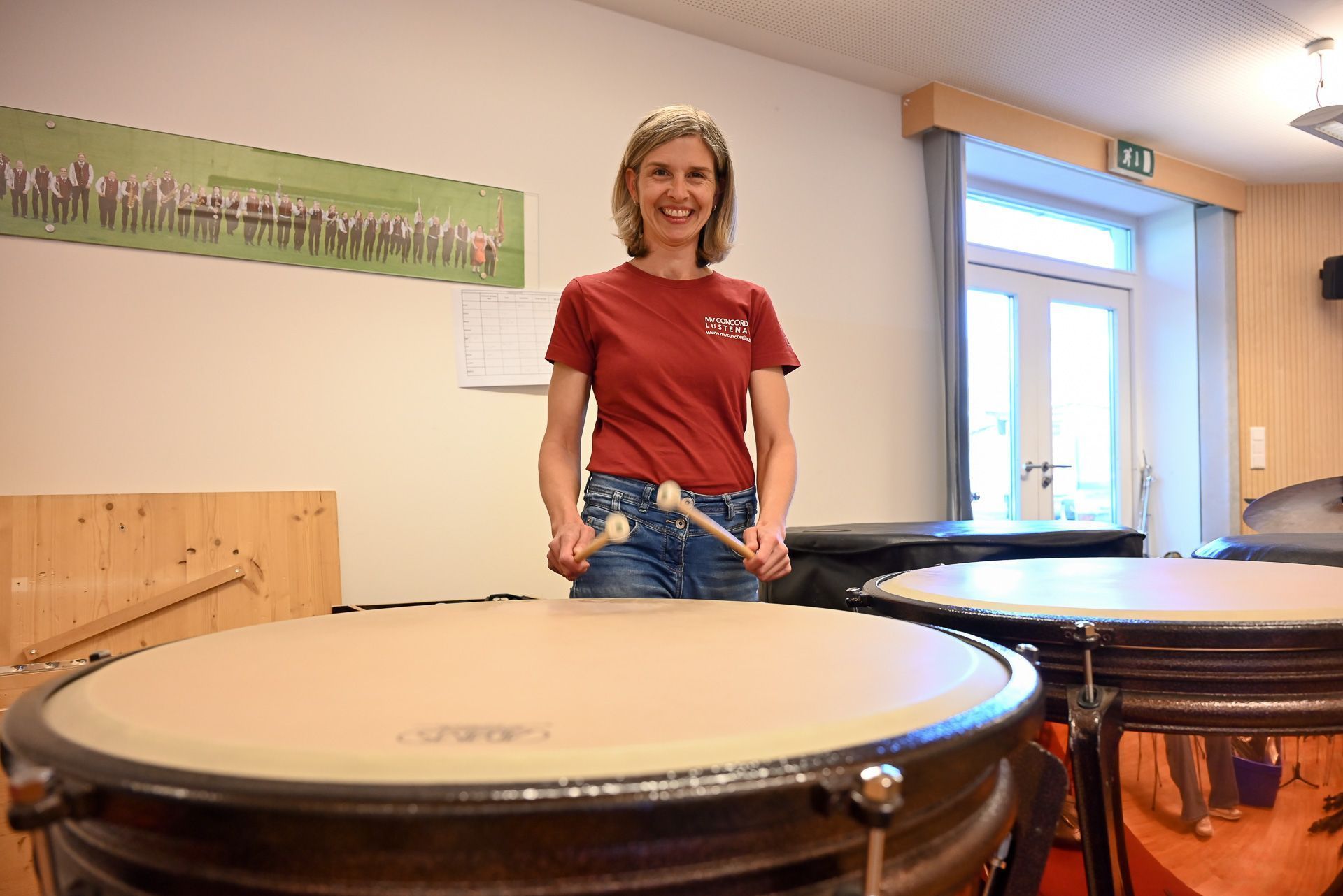 Die Pauke hat es ihr neben dem Schlagzeug besonders angetan. Ein Leben ohne Musik ist für sie nicht vorstellbar. 