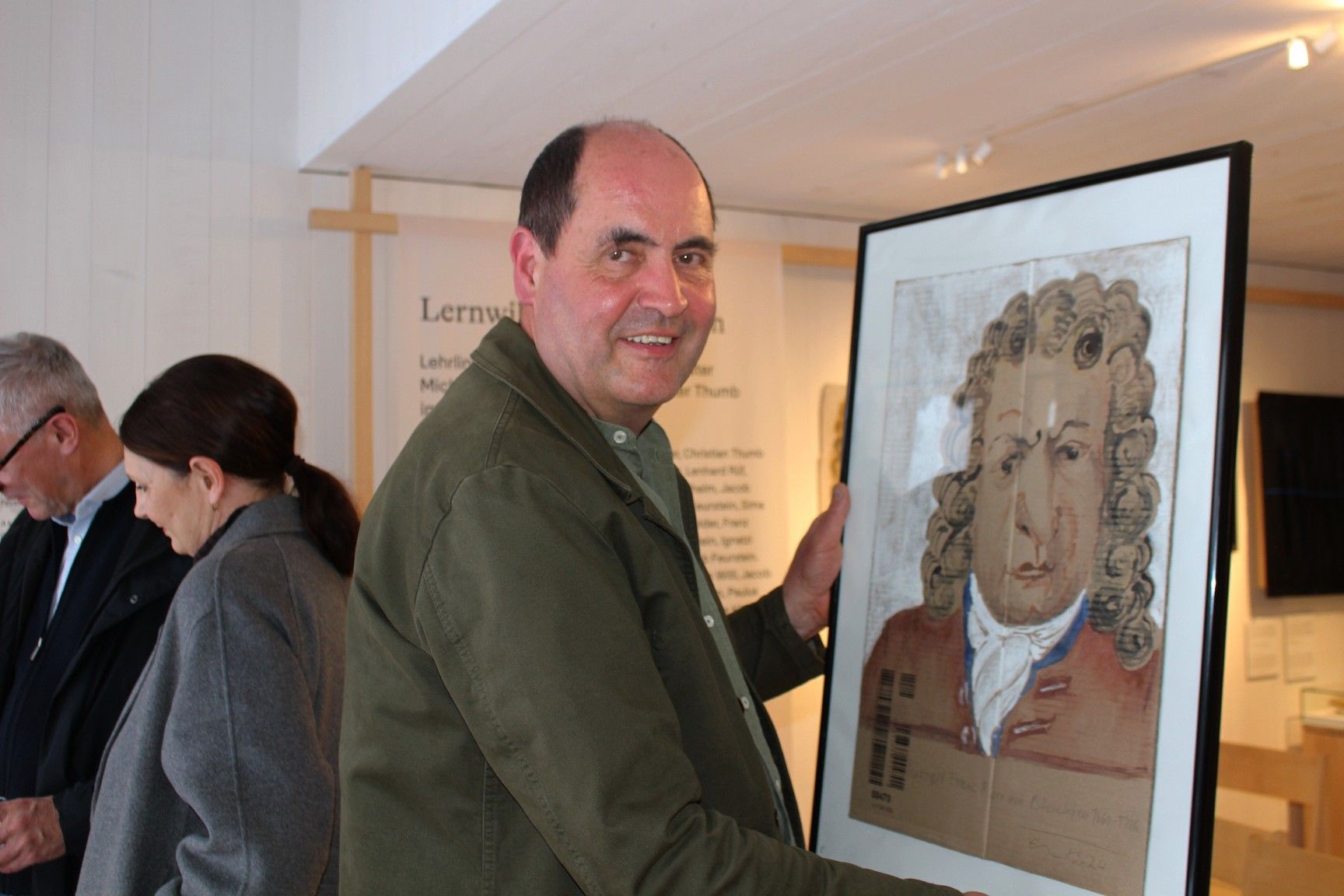 In 14. Generation direkter Nachfahre von Franz Beer ließ sich Jürgen Beer das Porträt des genialen Barockbaumeisters reservieren.   