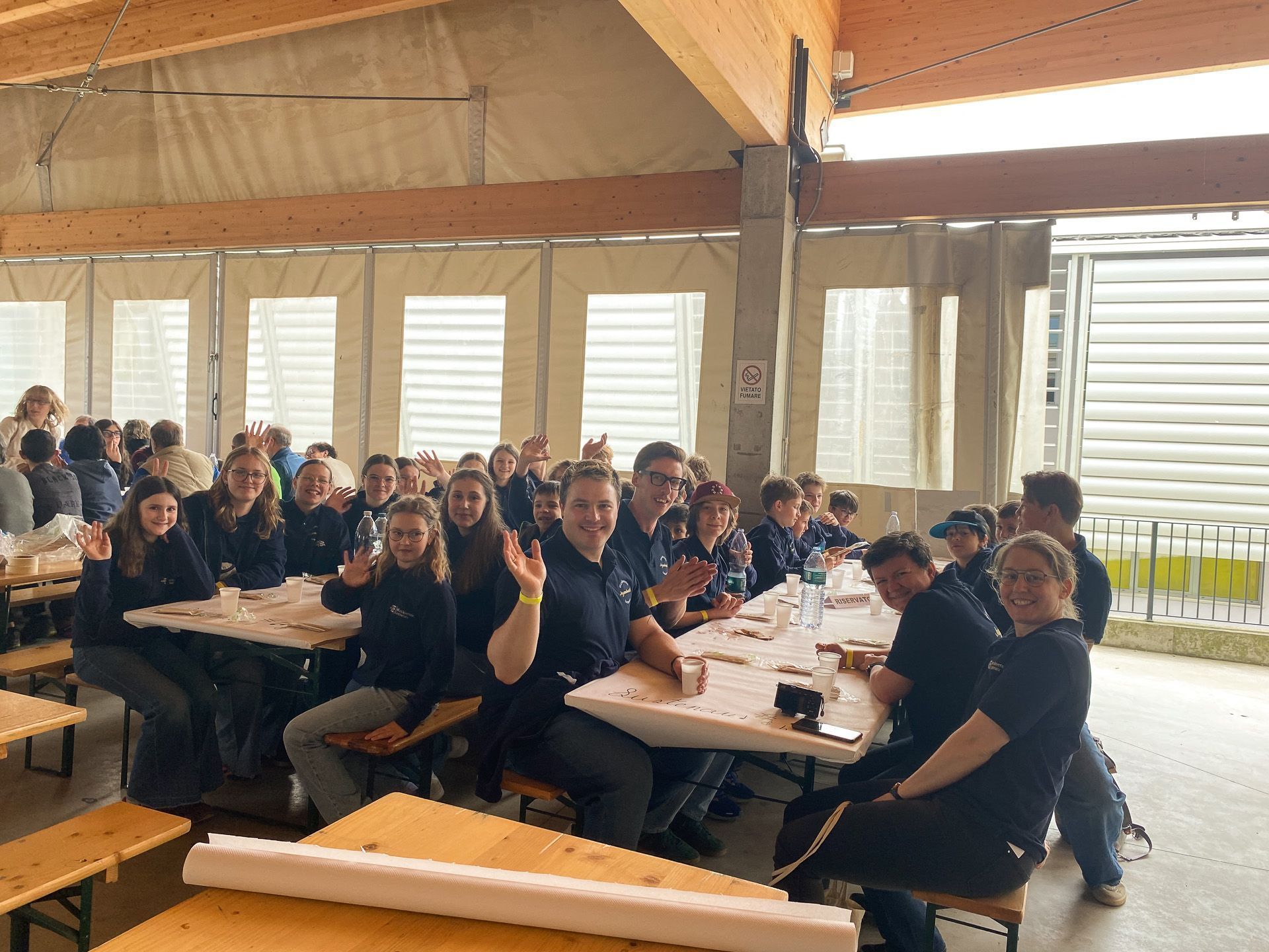 Die Musikerinnen und Musiker waren begeistert von diesem Wochenende in Italien. (Quelle: MV Lustenau)