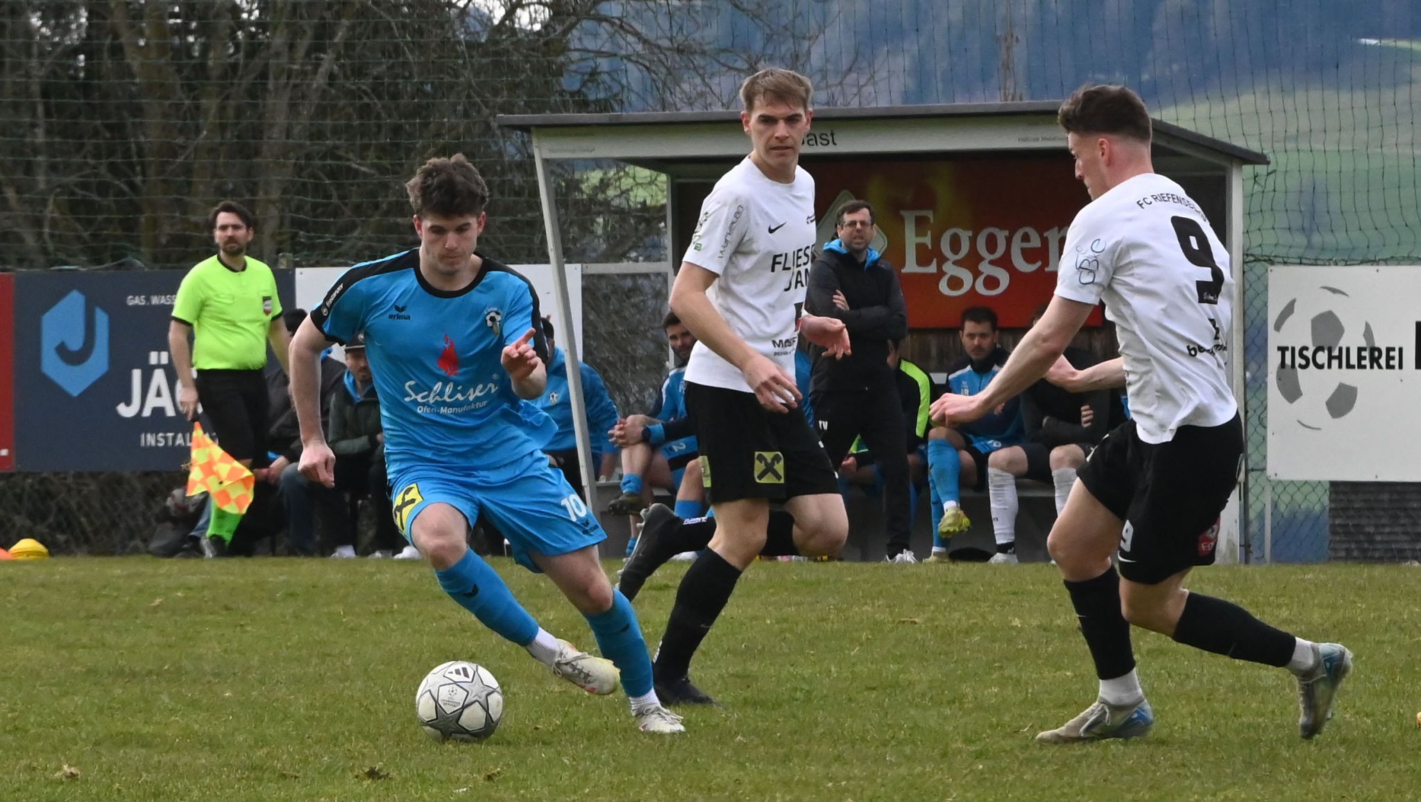 Der Aufsteiger Schlins war nahe am Sensationserfolg dran. 