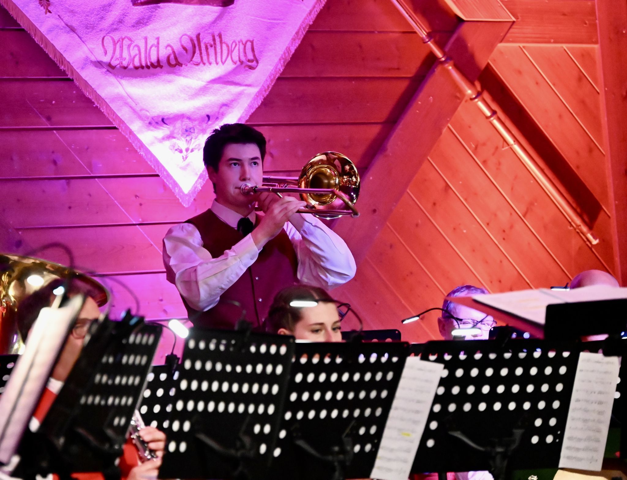 Solist Clemens Mark.