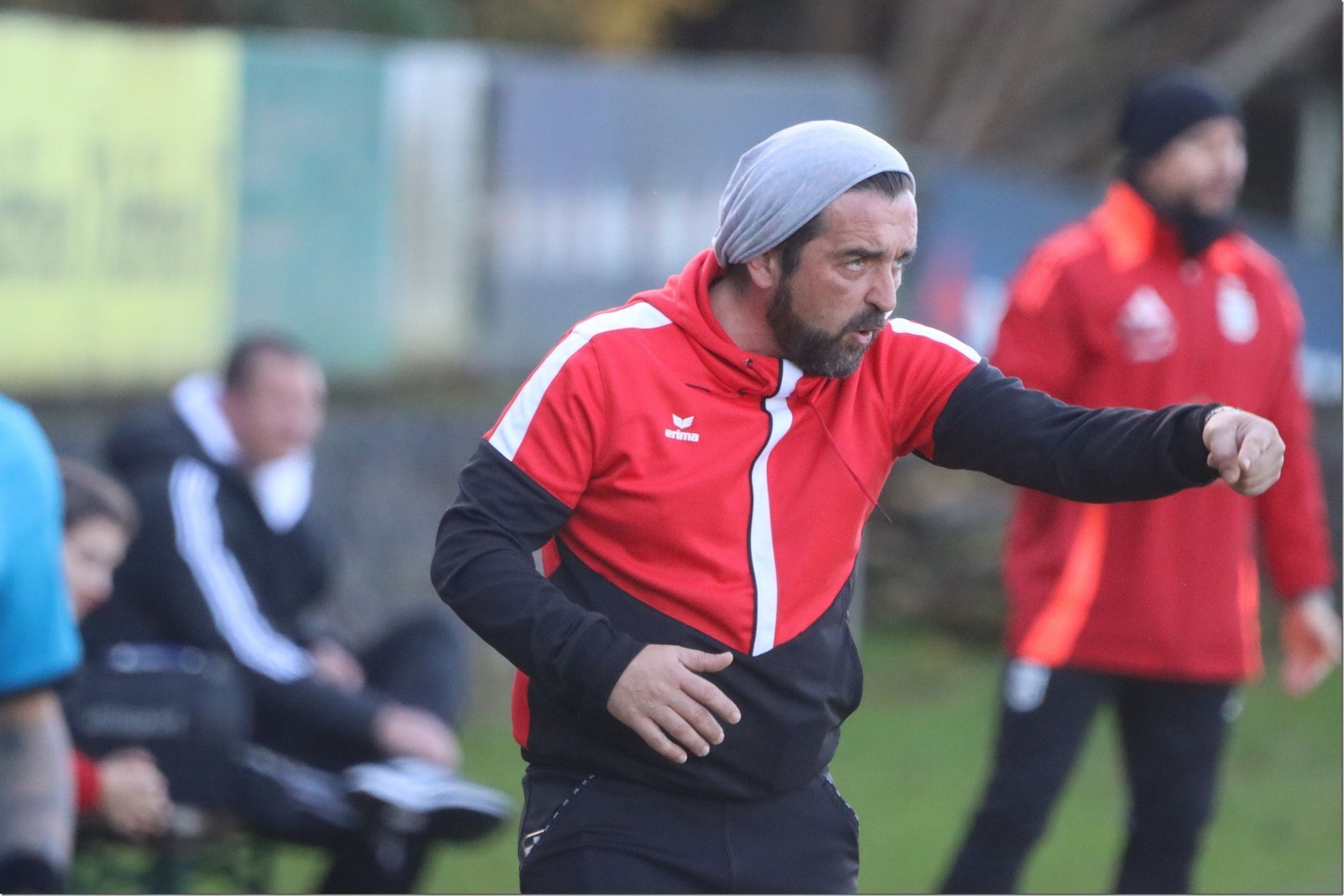 Hochzufrieden: Trainer Adem Fazliu. 