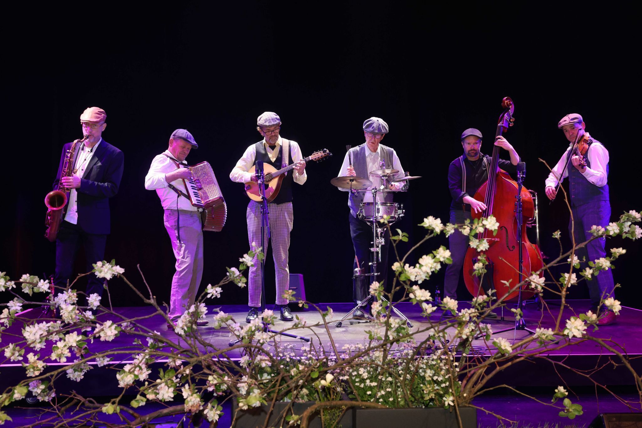 Nach dem offiziellen Teil spielten 