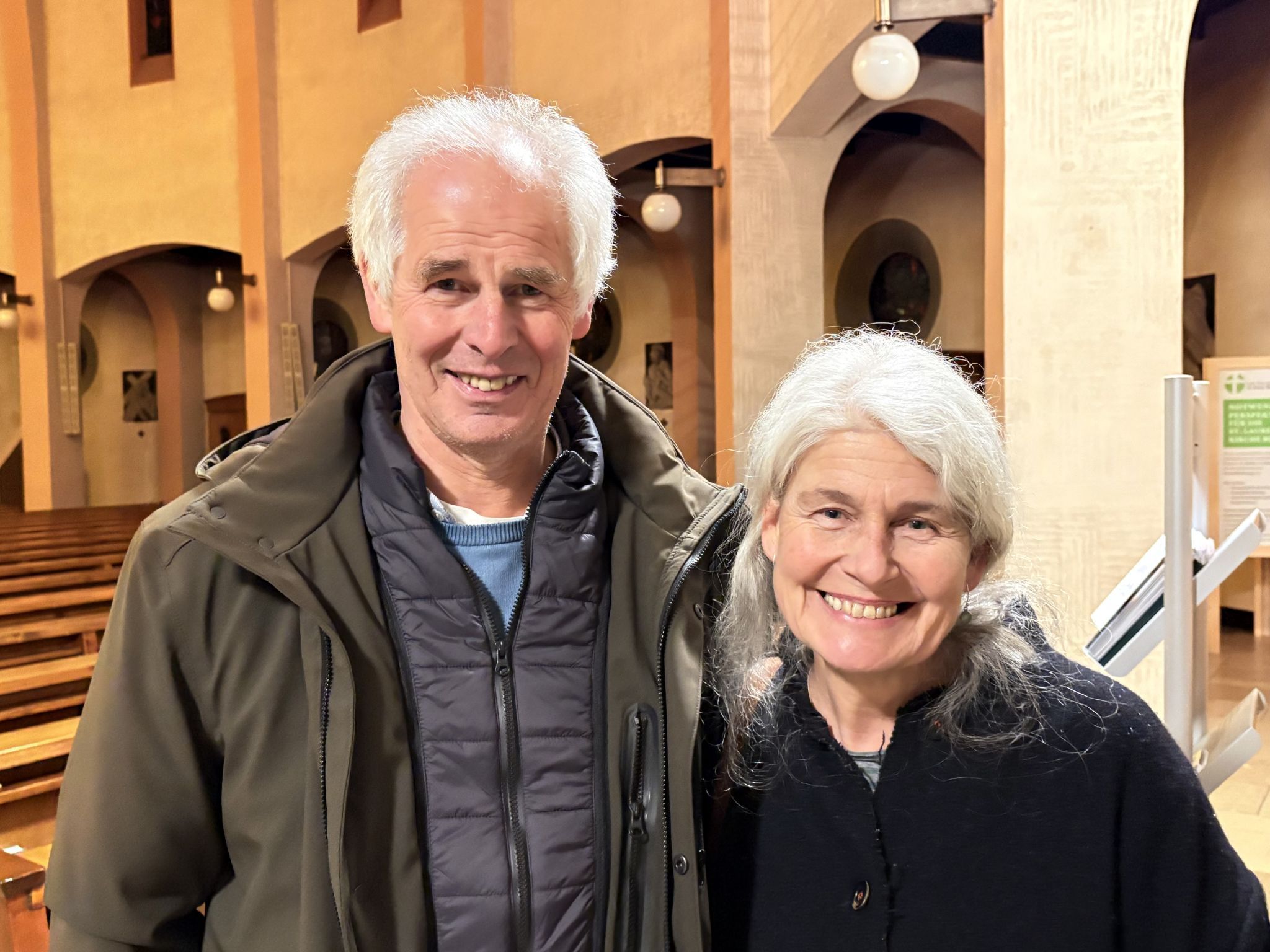 Der ehemalige Landtagsabgeordnete Josef Türtscher und seine Frau Susanne genossen den Kulturabend in der Pfarrkirche Heilig Kreuz.