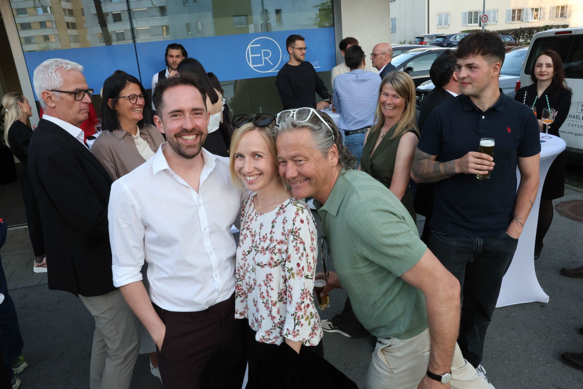 Nicolas und Michelle Kreil, Harald Egger.