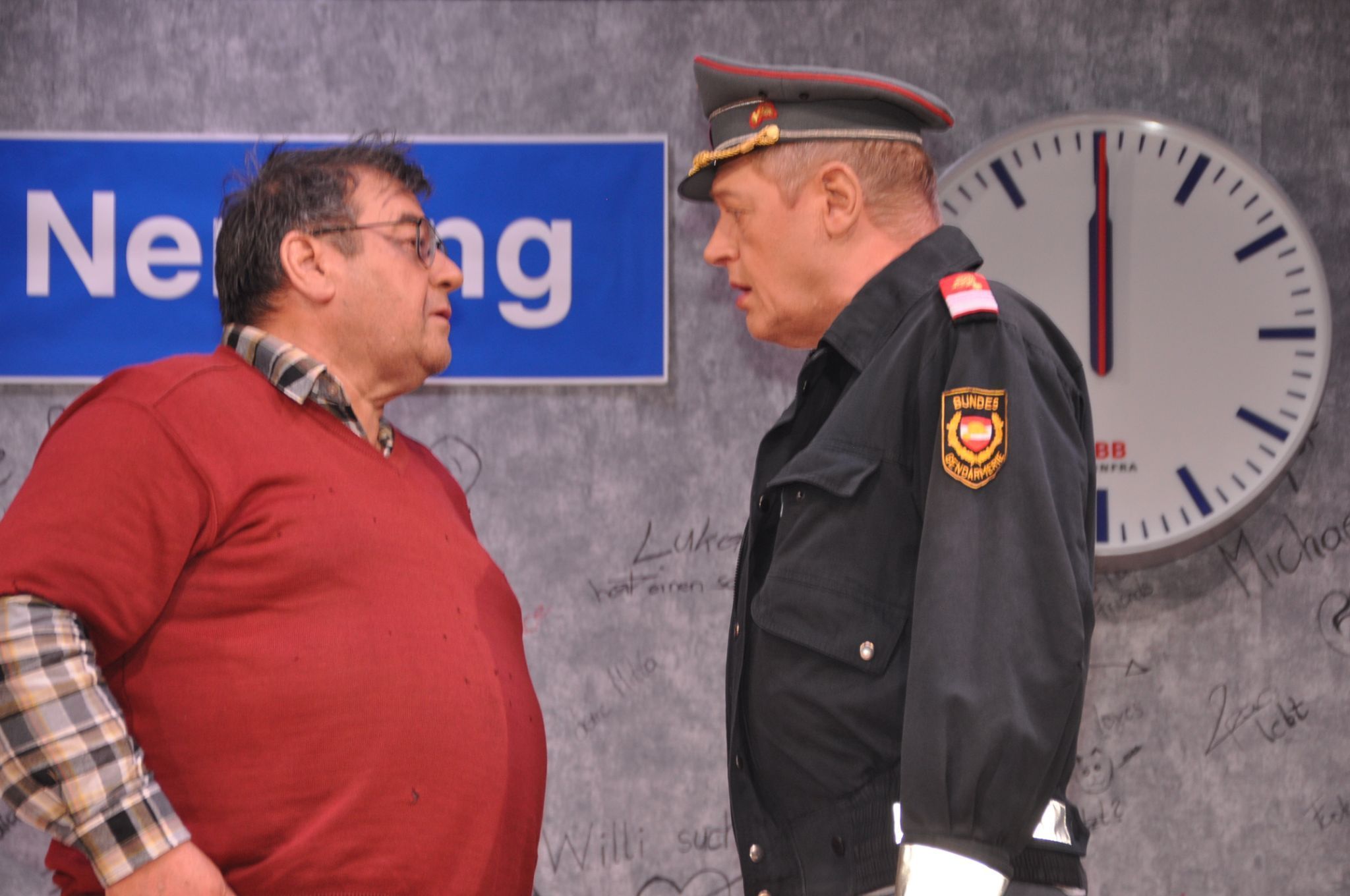 Bm Willi Müller und Bm Michael Hartmann