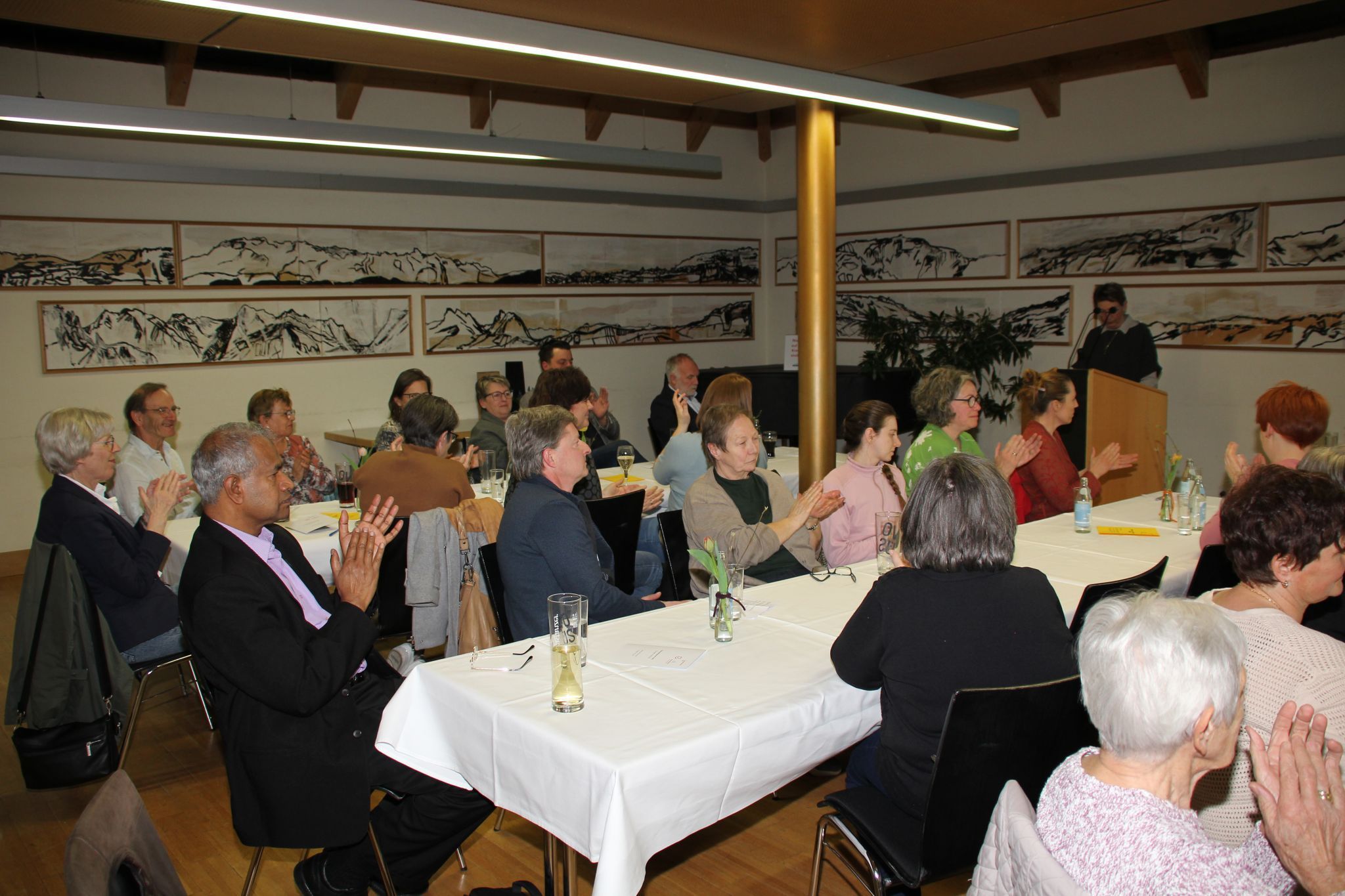 Zahlreiche Mitglieder und Gäste bei der Jahreshauptversammlung in Göfis. (c) KPV Göfis