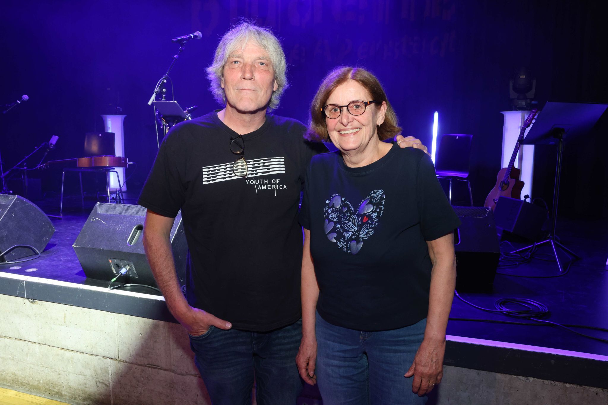 Musiksammler Albin Kratzer und Karin Mähr.).