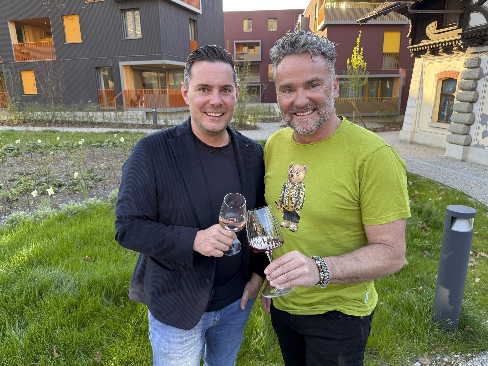 Mo Caterer Marco Geser und Harald Otti kamen nach Ems