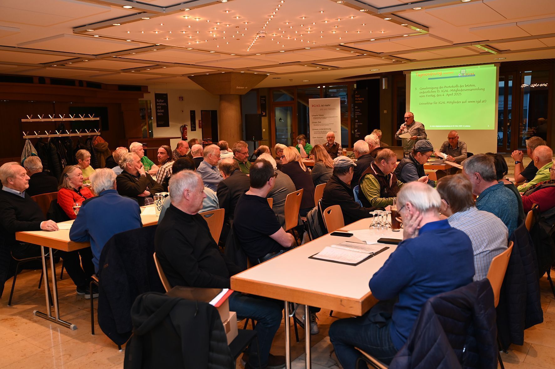 Seine Expertise wird im Verein IGAL - hier bei der JHV im März, sehr geschätzt.