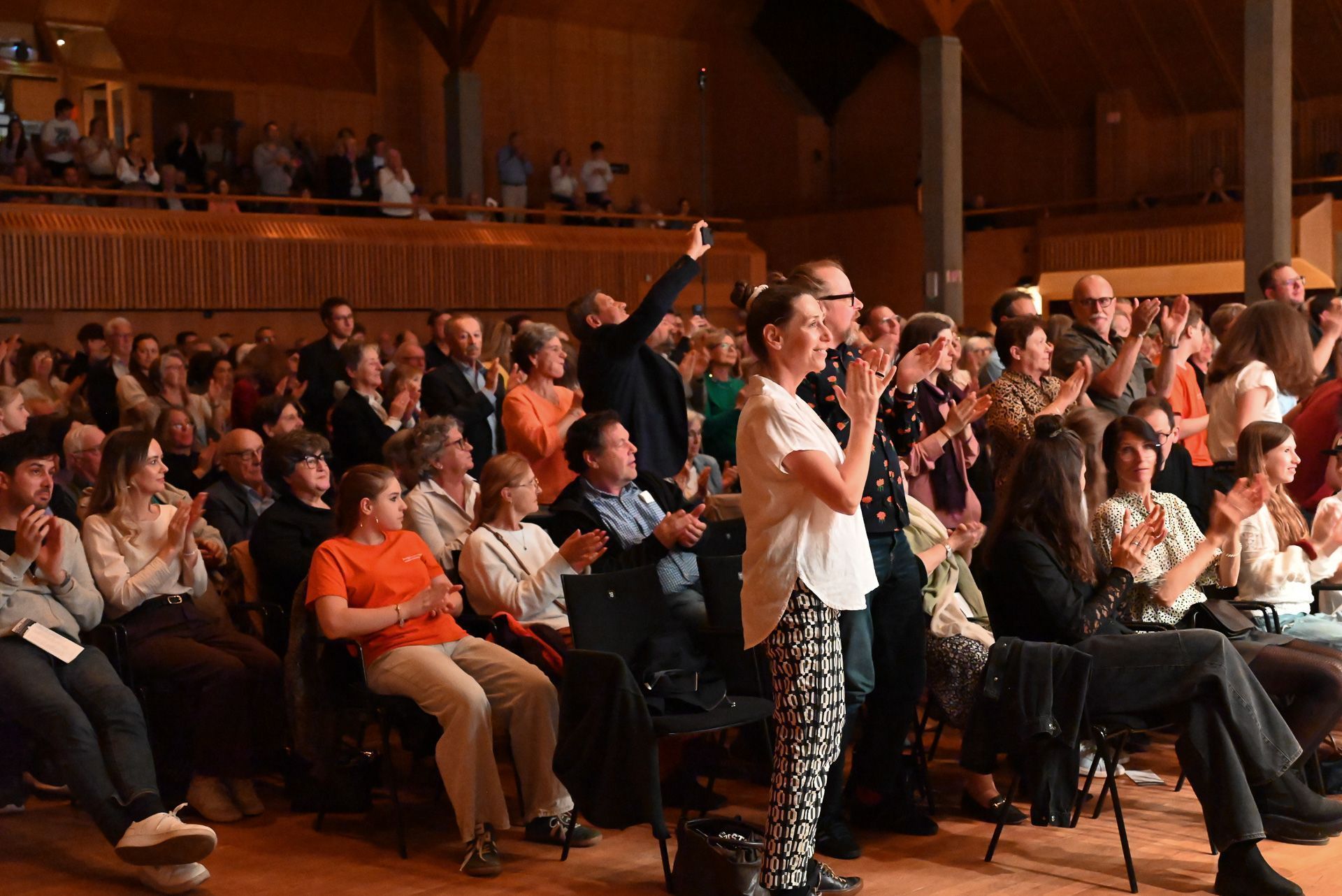 Das Publikum zeigte sich begeistert von dem Programm.
