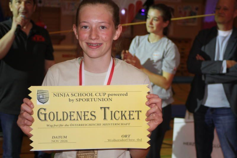 Einzelsiegerin Martha Konzett von der MS Blons. 