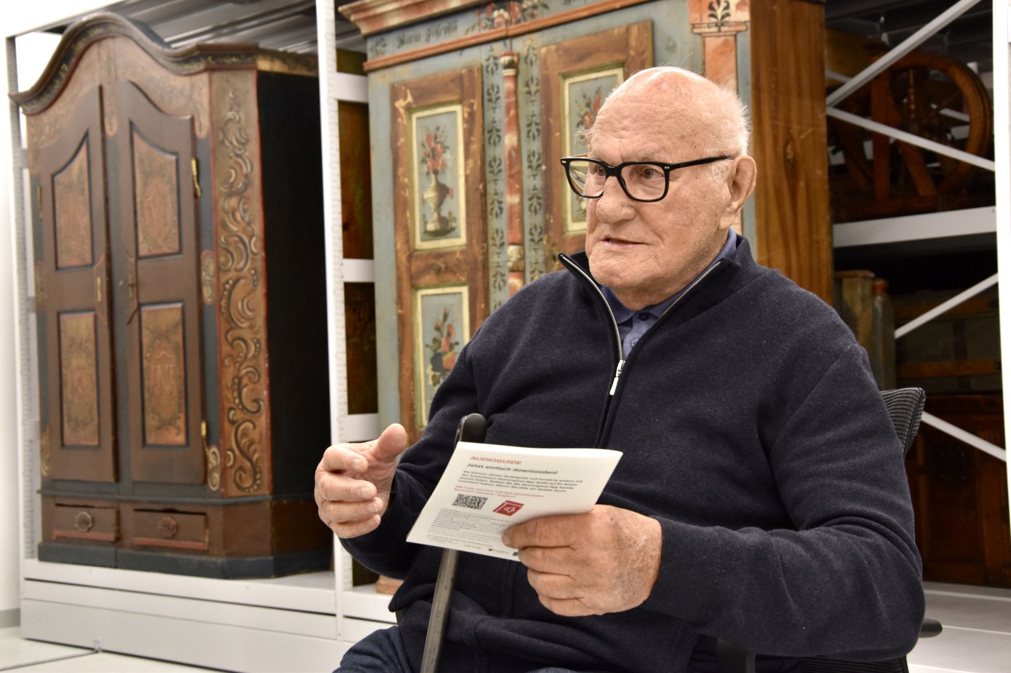 Unter den Interessierten: Werner Schwarz