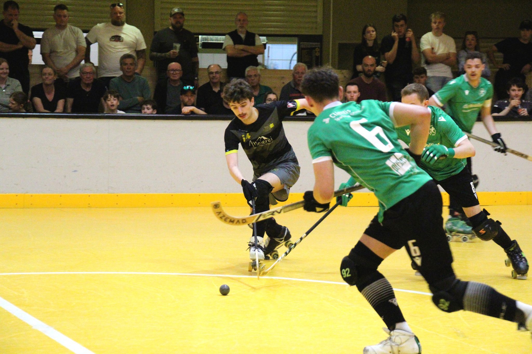 Das Halbfinale bot hochklassigen Rollhockeysport.