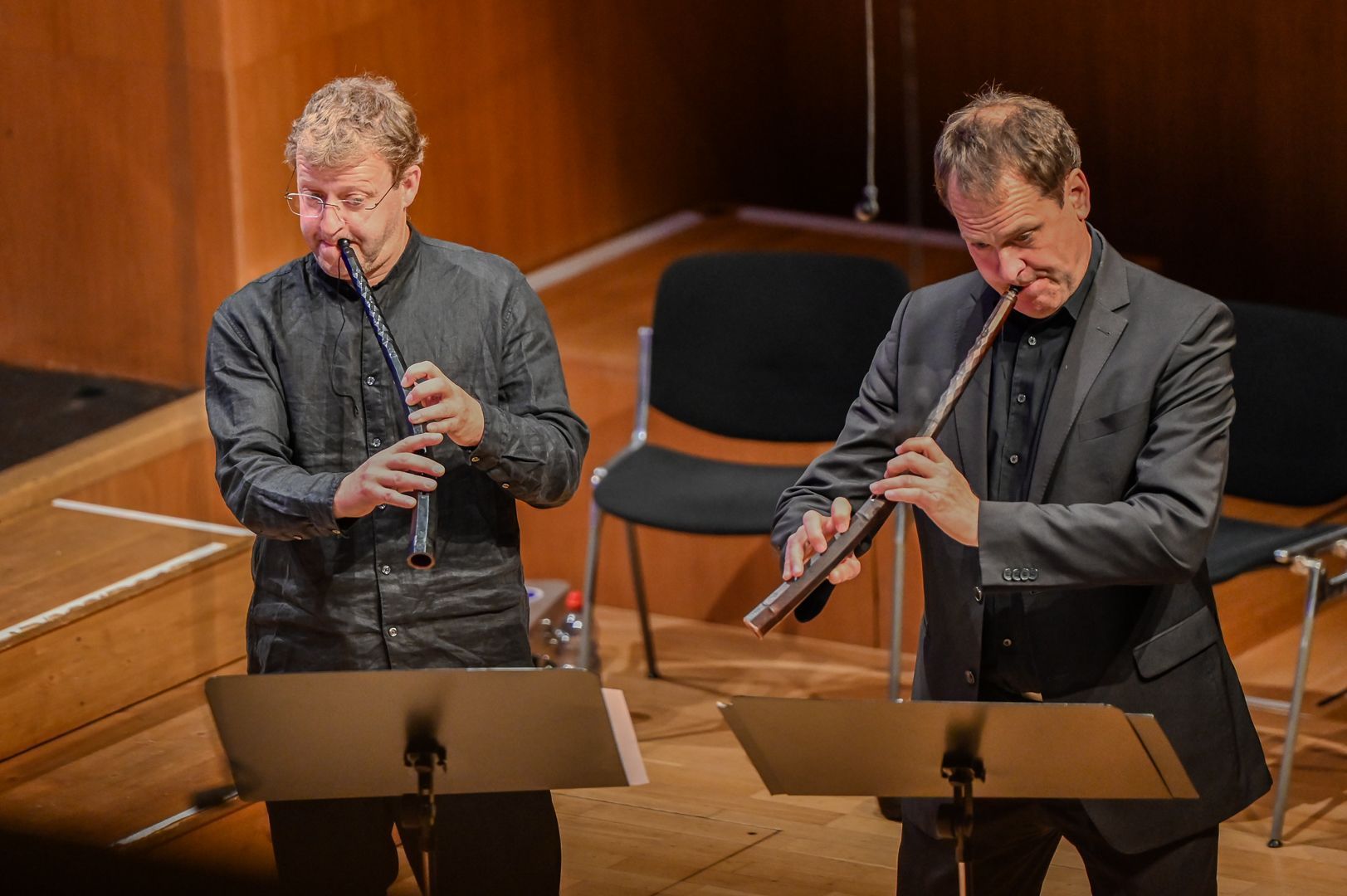 Gebhard David und Frithjof Smith an den Zinken