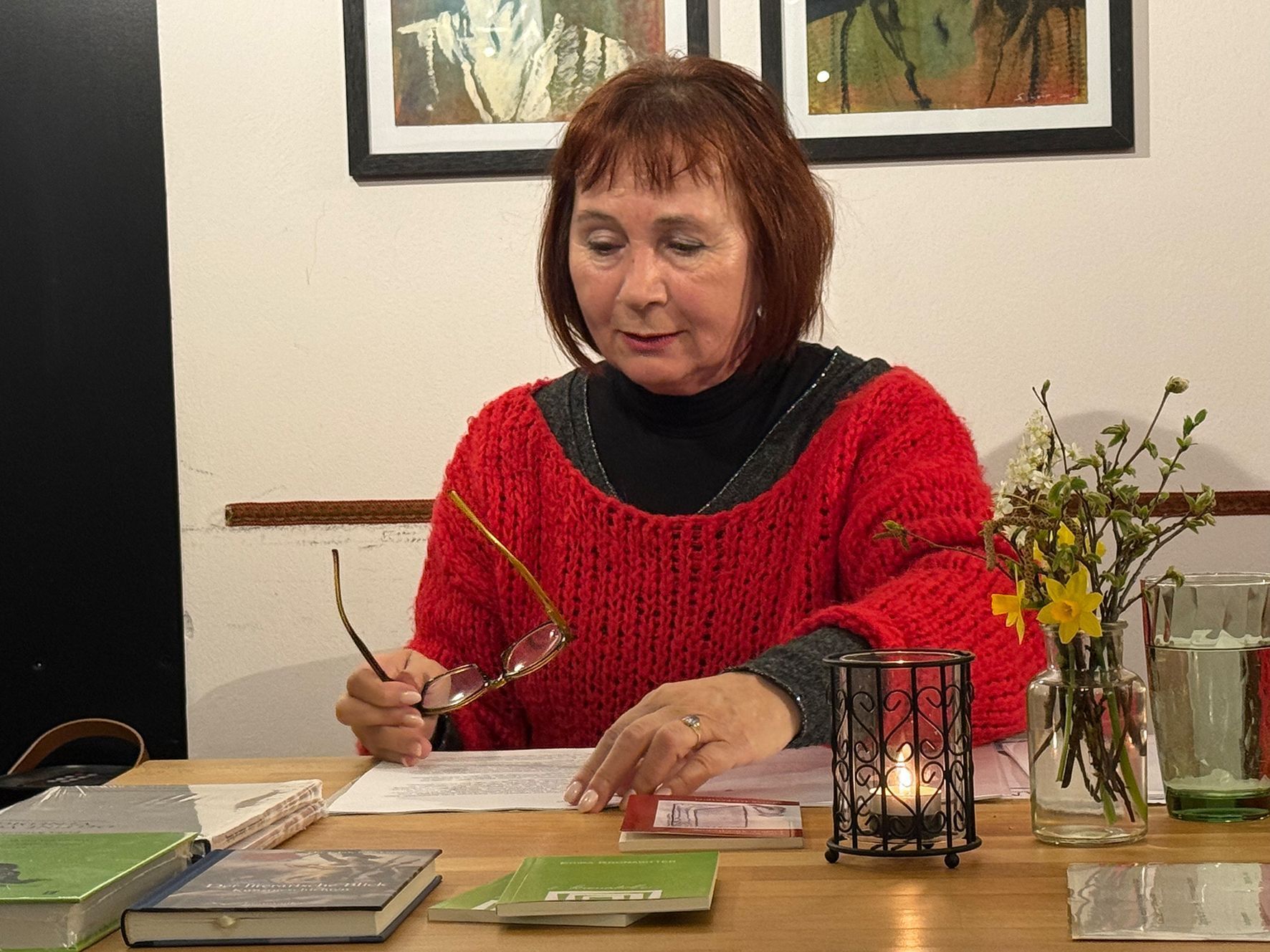 Erika Kronabitter begeisterte mit ihren Texten.