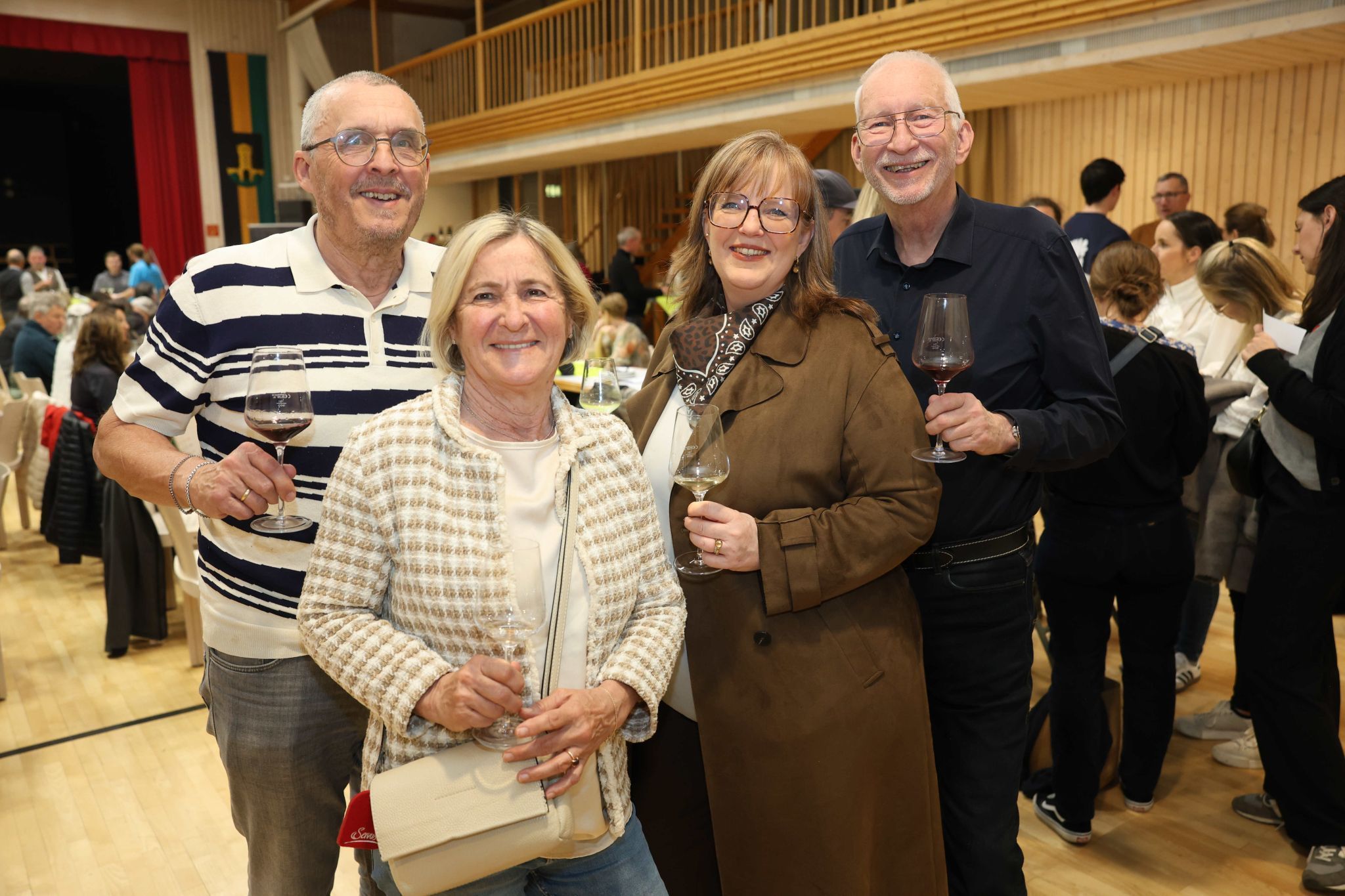 Sam und Lisi Klammsteiner, Andrea und Christian Taucher.