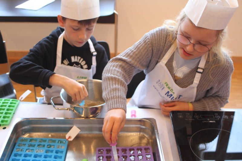 Frieda und Lino waren mit viel Eifer und Begeisterung dabei. 