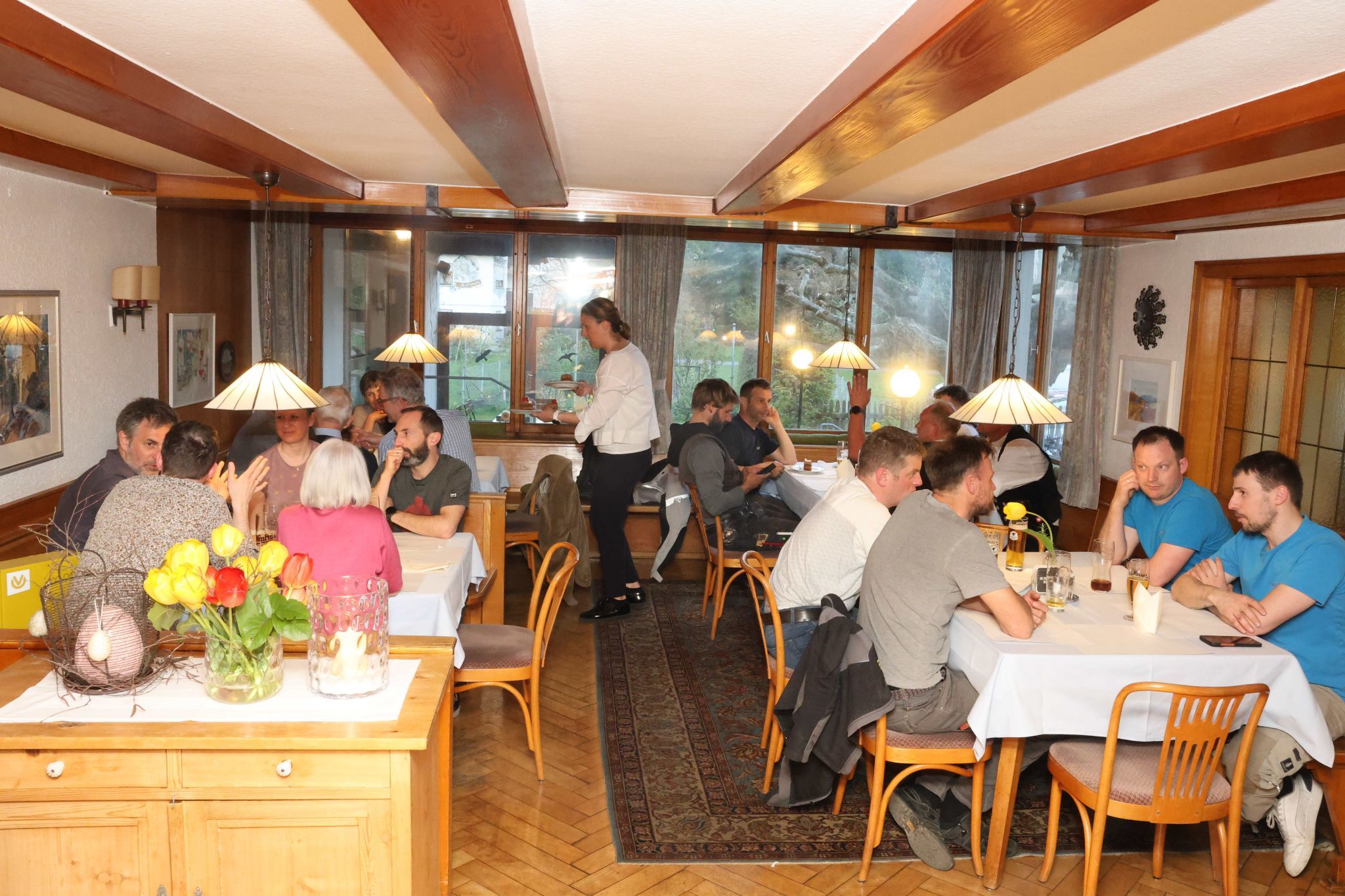 Beste Stimmung bei und nach der Dachgleichenfeier. (Bildergalerie)