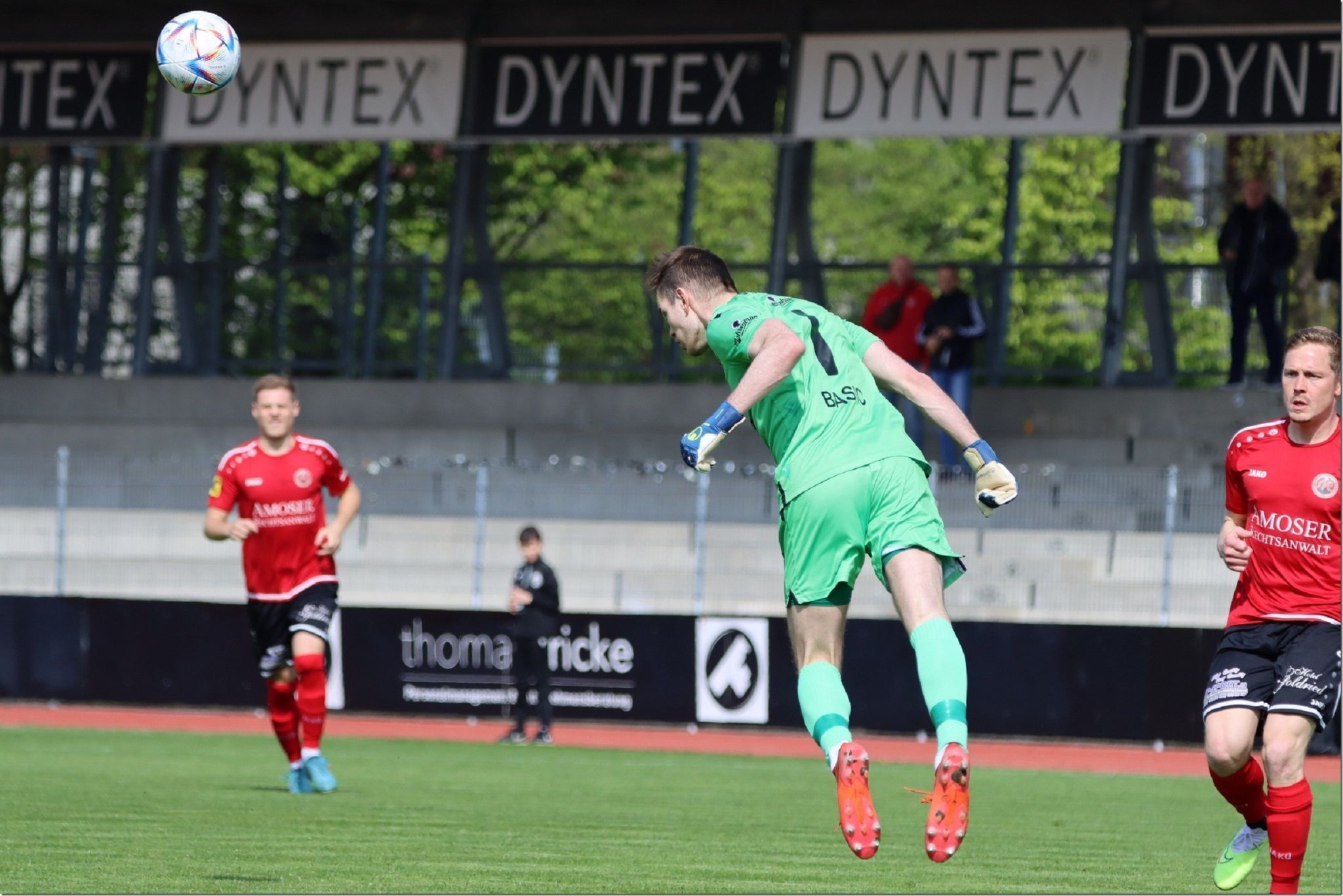 Glänzte mit vielen Paraden. 