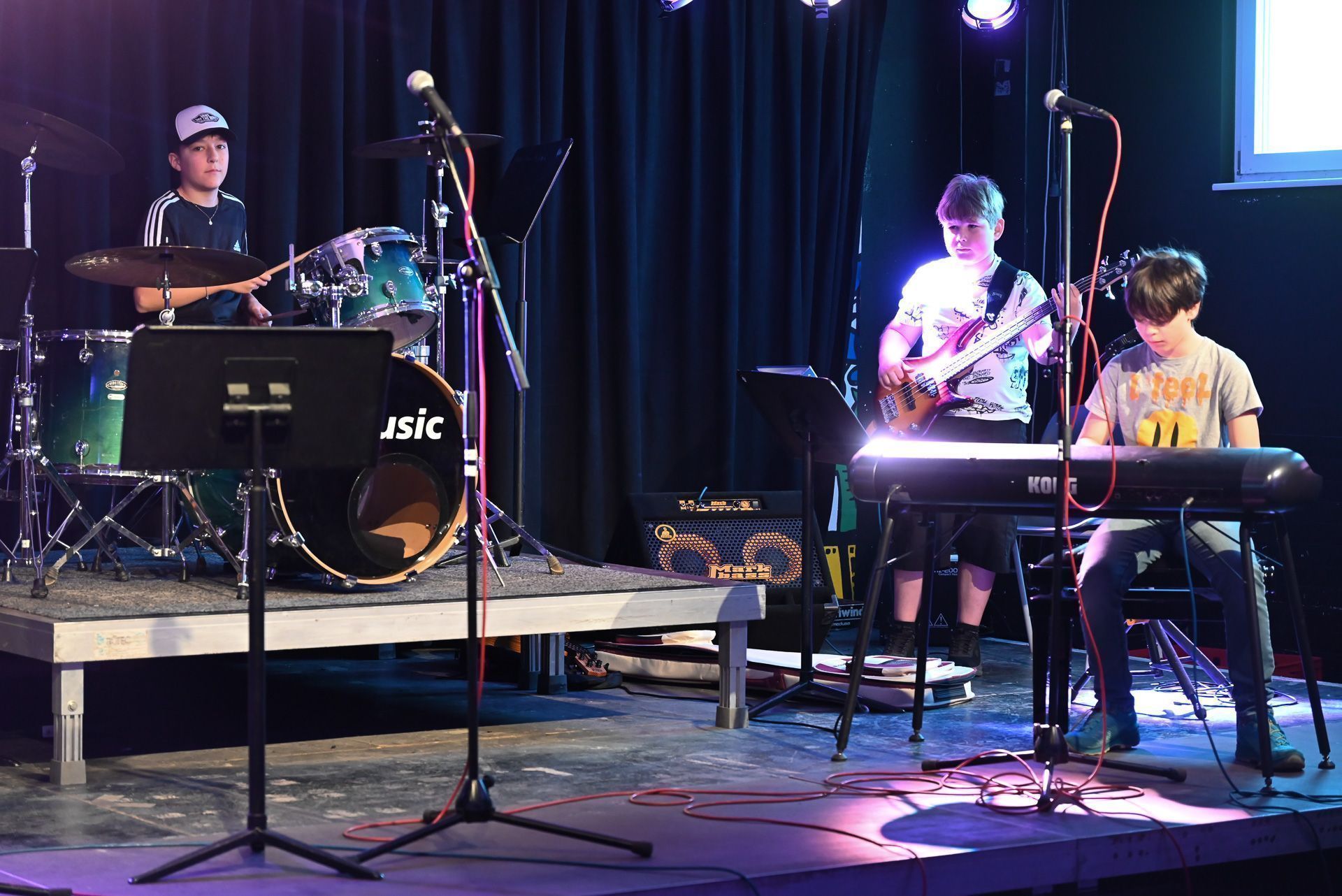 Im Carinisaal spielten die Jazz Kids auf und sorgten für Begeisterung bei den Zuhörern.