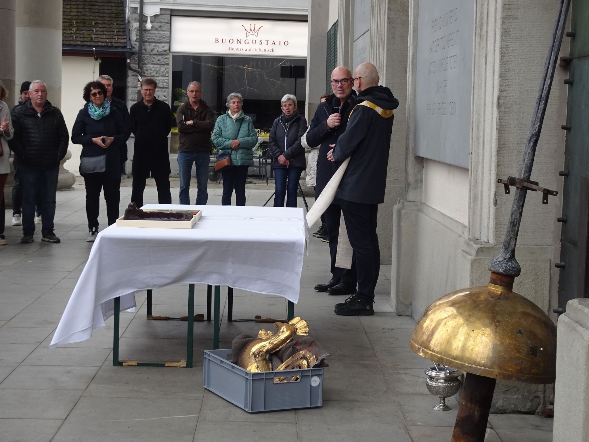 Die Sanierung des Turms ist ein Gemeinschaftsprojekt von Pfarre, Diözese und öffentlicher Hand wie Andreas Weber in seiner Ansprache betonte. 
