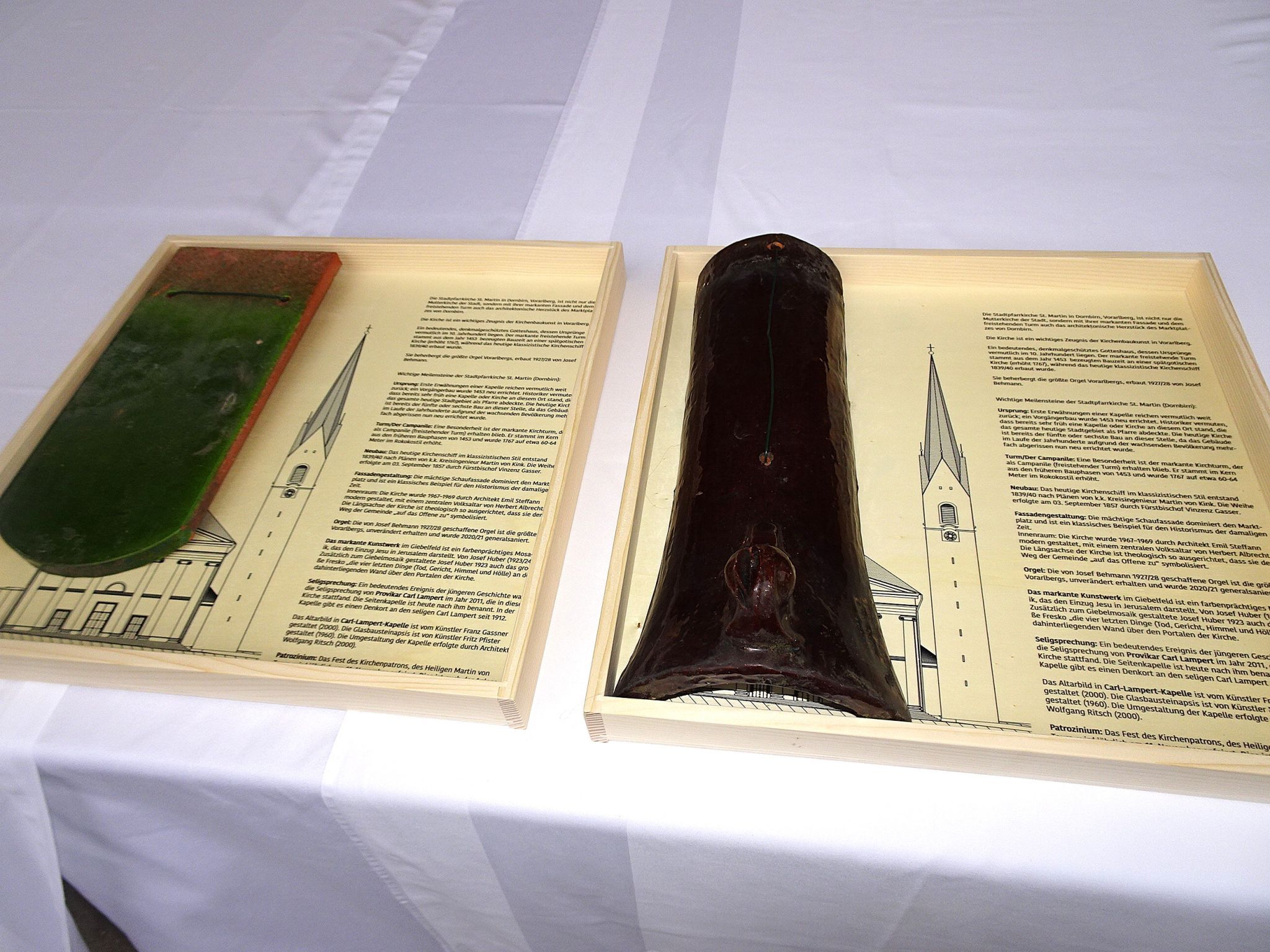 Die Dachziegelaktion ermöglicht es der Bevölkerung, sich aktiv an der Sanierung zu beteiligen.