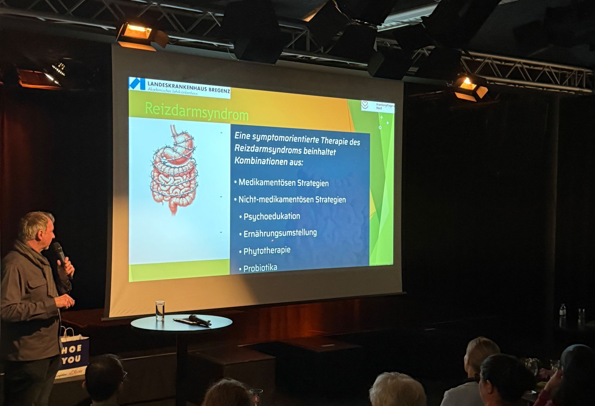 Dr. Wechselberger referierte zum Thema Darmgesundheit.