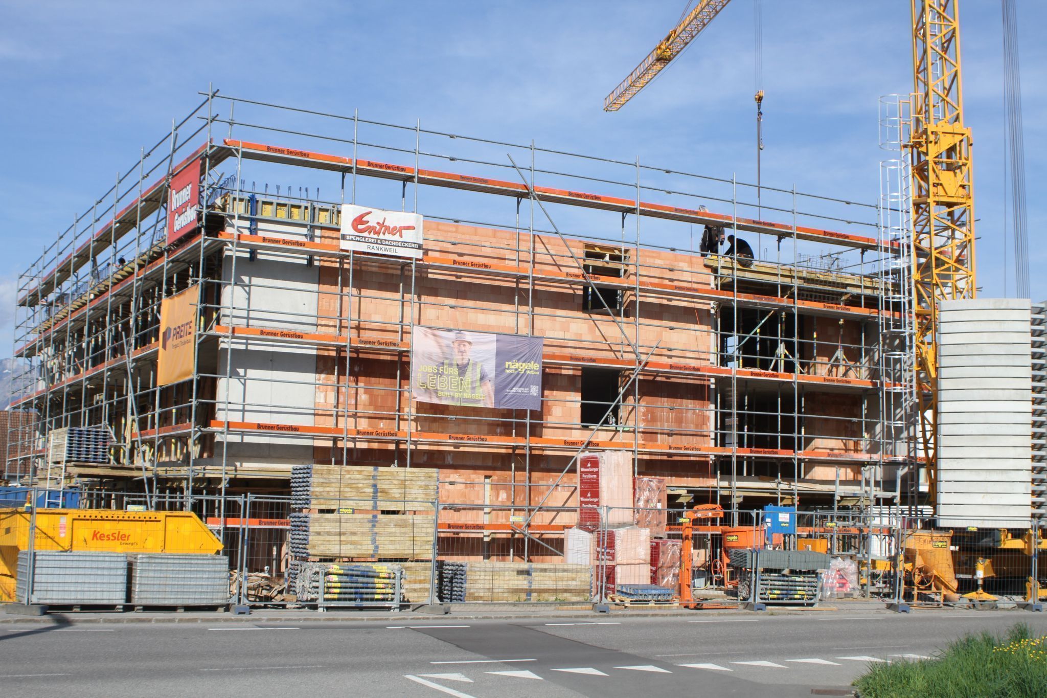 So sieht der Neubau aktuell aus.