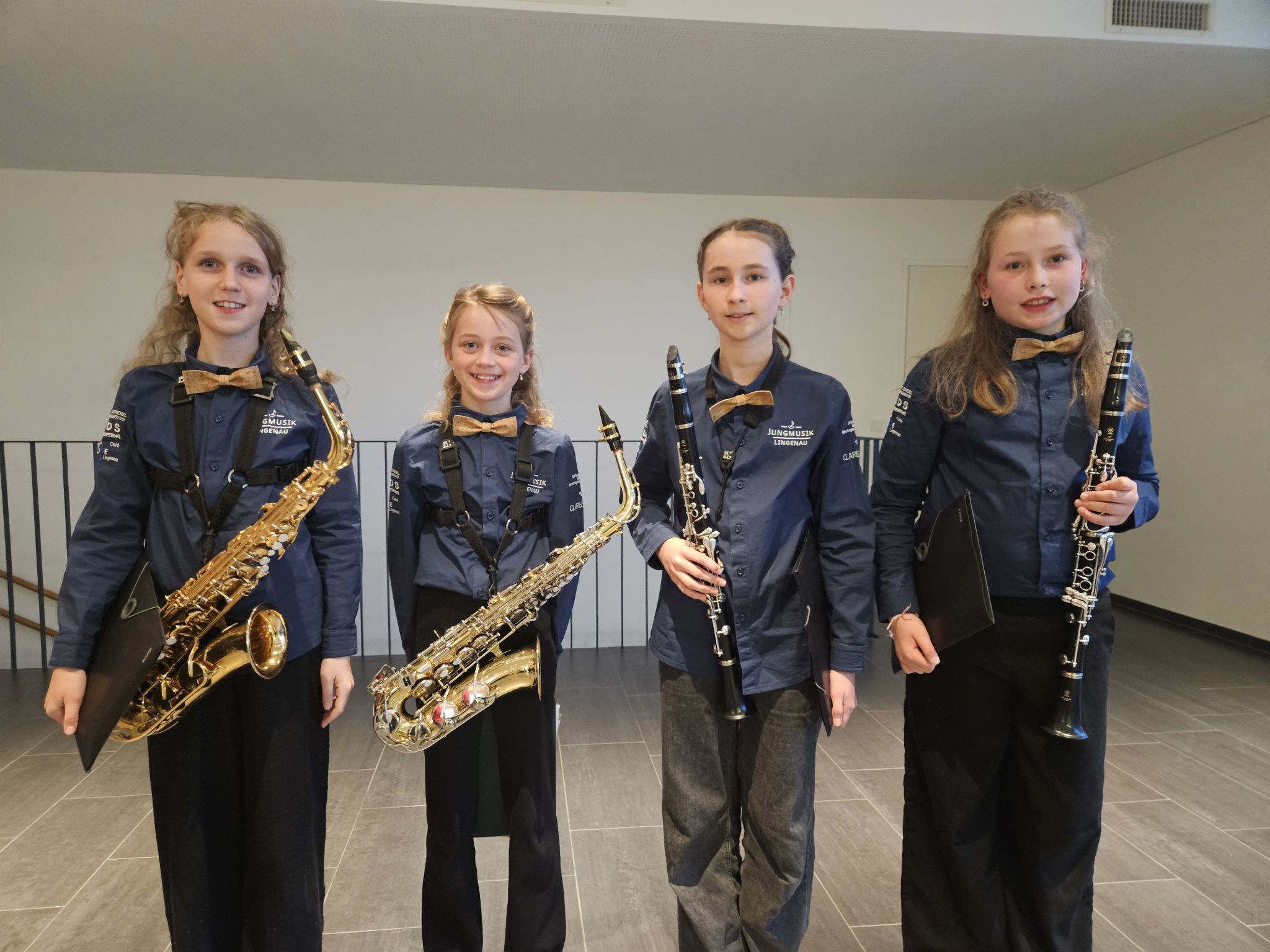Die Jungmusikantinnen zeigten ihr beachtliches Können.  