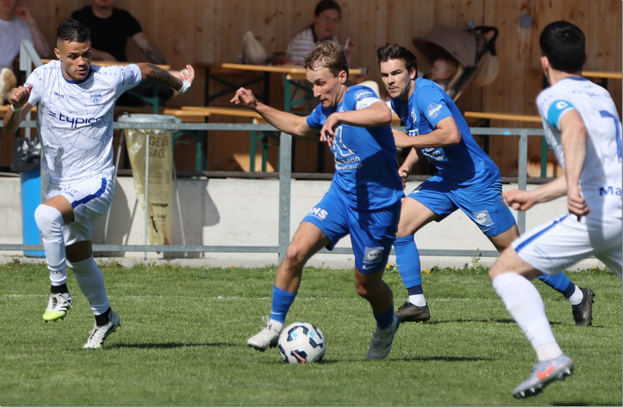 Zweikampf war Trumpf. 