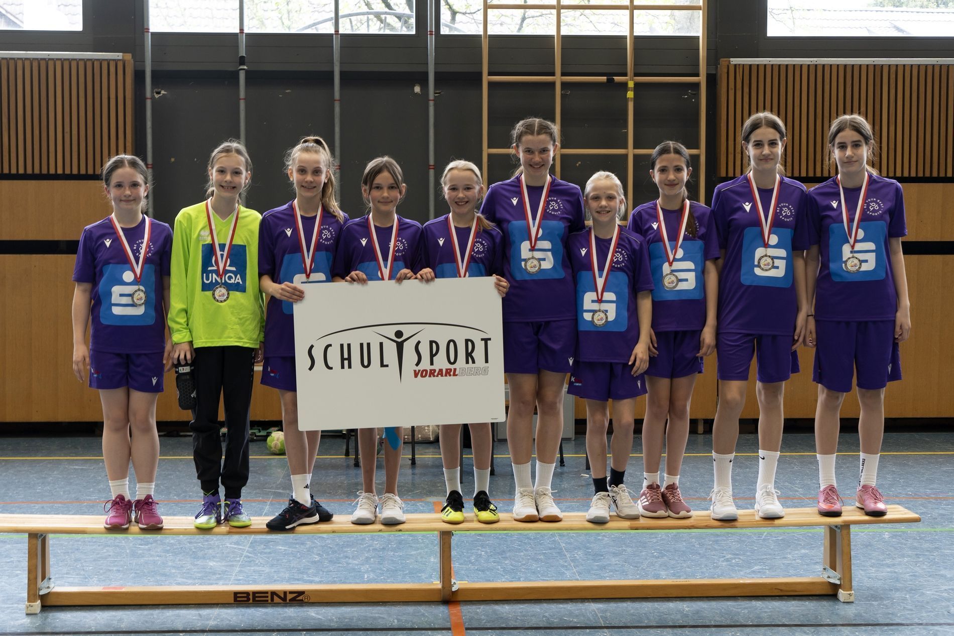 Die Mädchen der SMS Rankweil wurden Vizemeister.