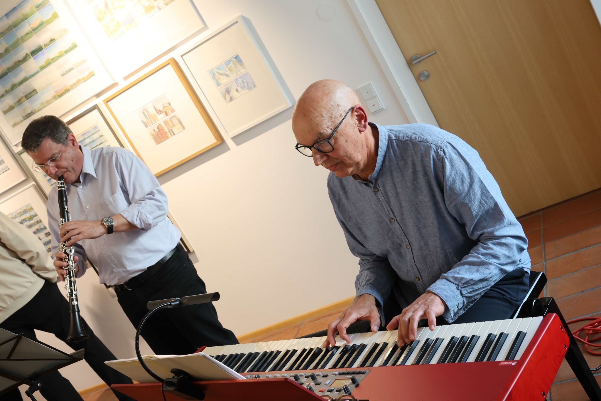 Erich Peter und Manfred Vith sorgten für den musikalischen Teil des Abends.