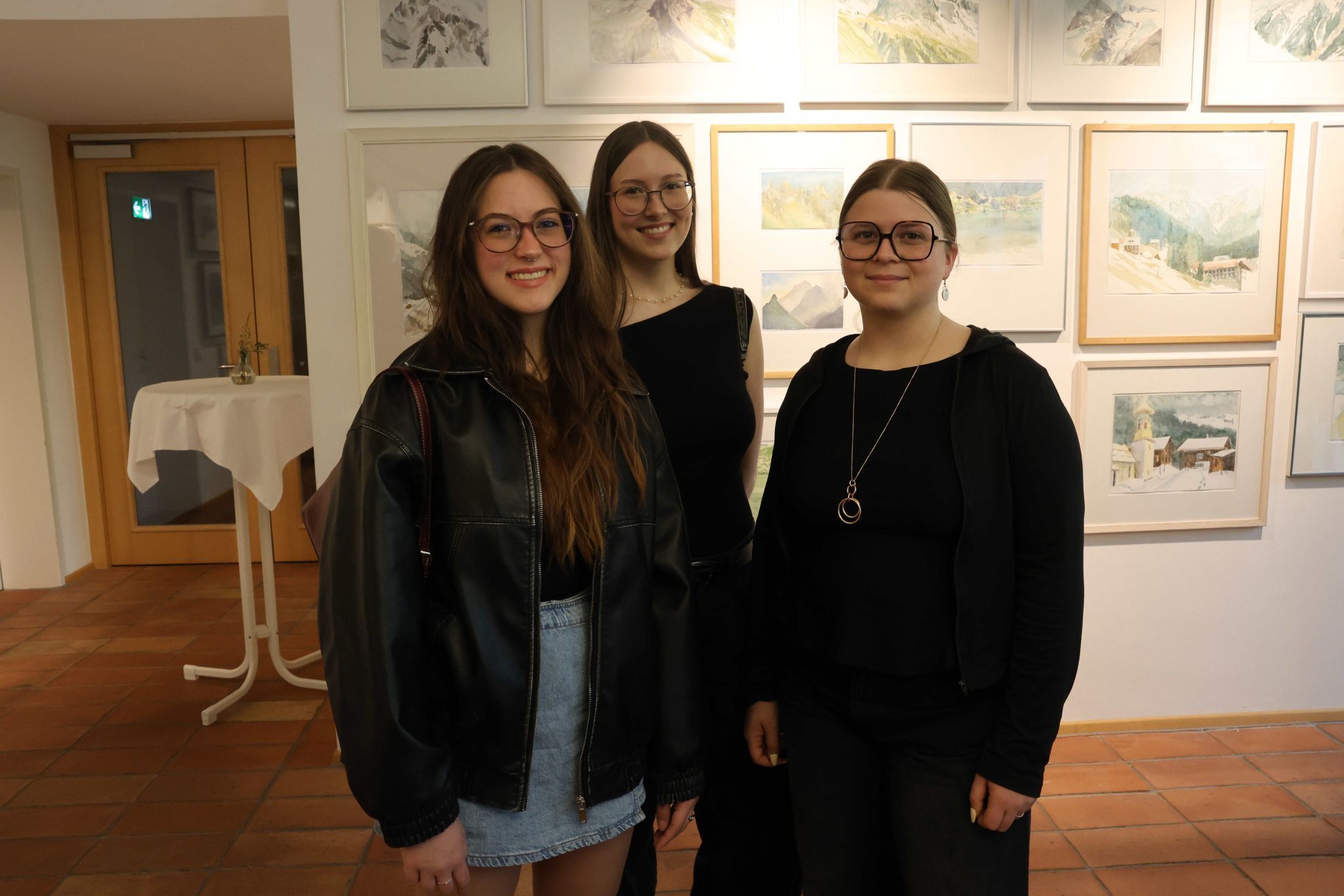 Felizitas Erhard, Laura Agostinelli und Florine Erhard.