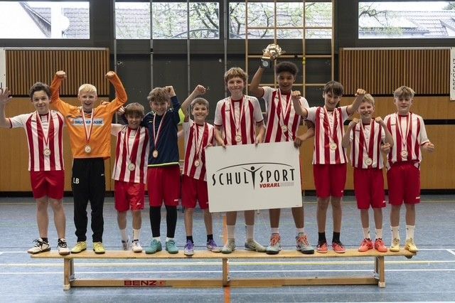 Dritter Streich für die SMS Rankweil im Junior Handball-Schulcup.