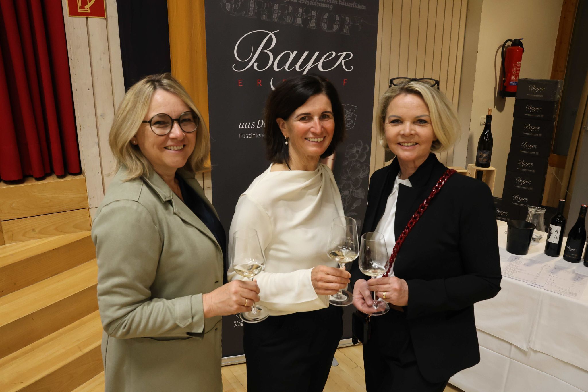 Anne Lins, Christa Bischoff und Karin Anagnostou.