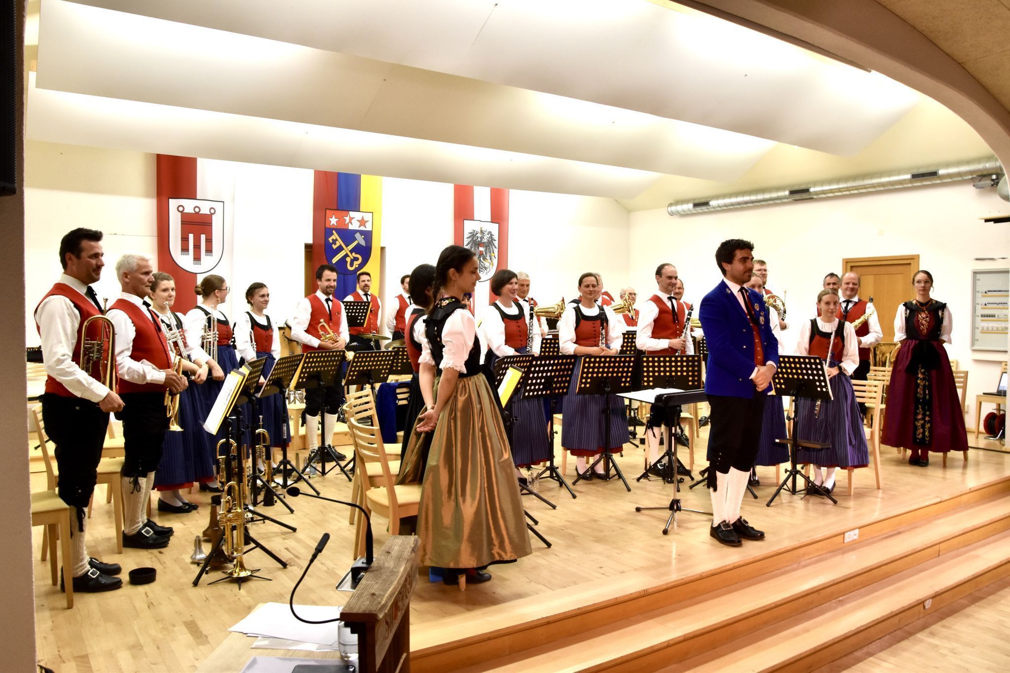 Frühjahrskonzert der Bürgermusik Silbertal unter der musikalischen Leitung von Kapellmeister Simon Ganahl