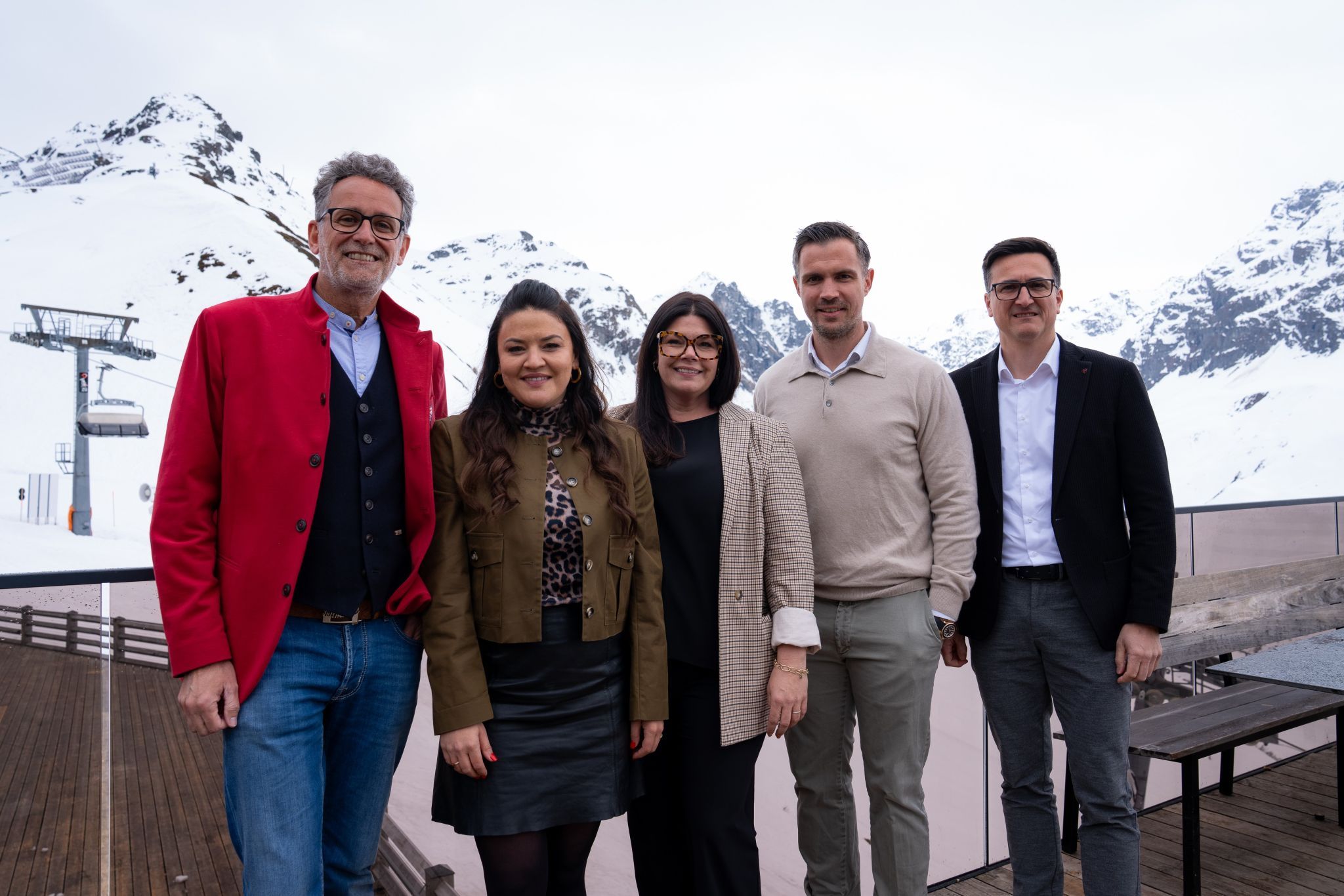 Gerhard Burtscher, Florian Wassel, Verena Eugster und Patricia Zupan und Michael Köb. ROBIN MAYER