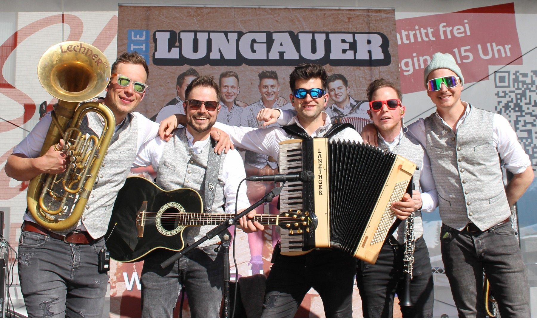 Die Lungauer: „Auf ein Wiedersehen und Wiederhören im Sommer in Bezau . . .!“