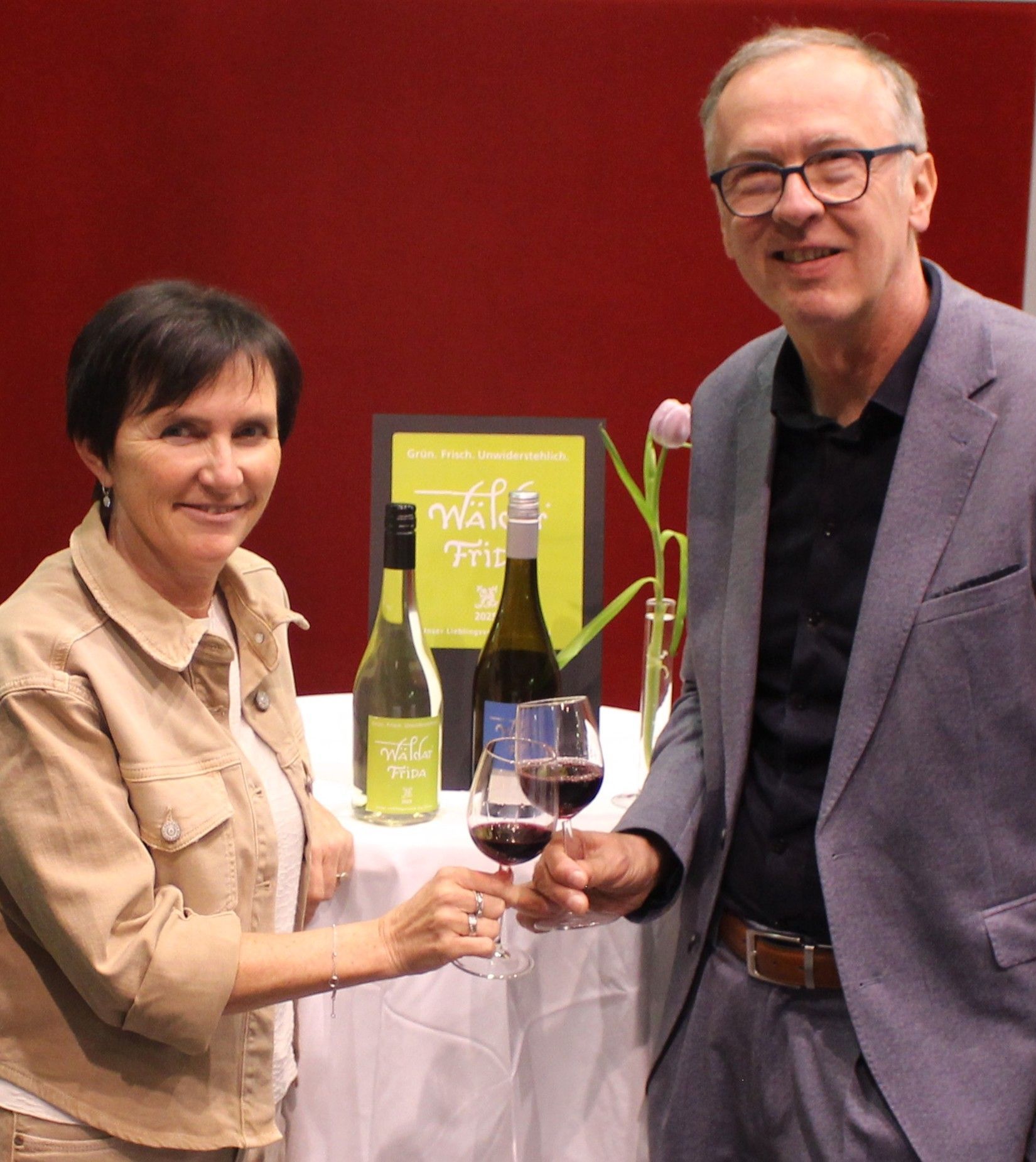 Perfekte Gastgeber: BWS-Direktor Mario Hammerer und KäseStraßen-Vizeobfrau Natalie Lässer.
